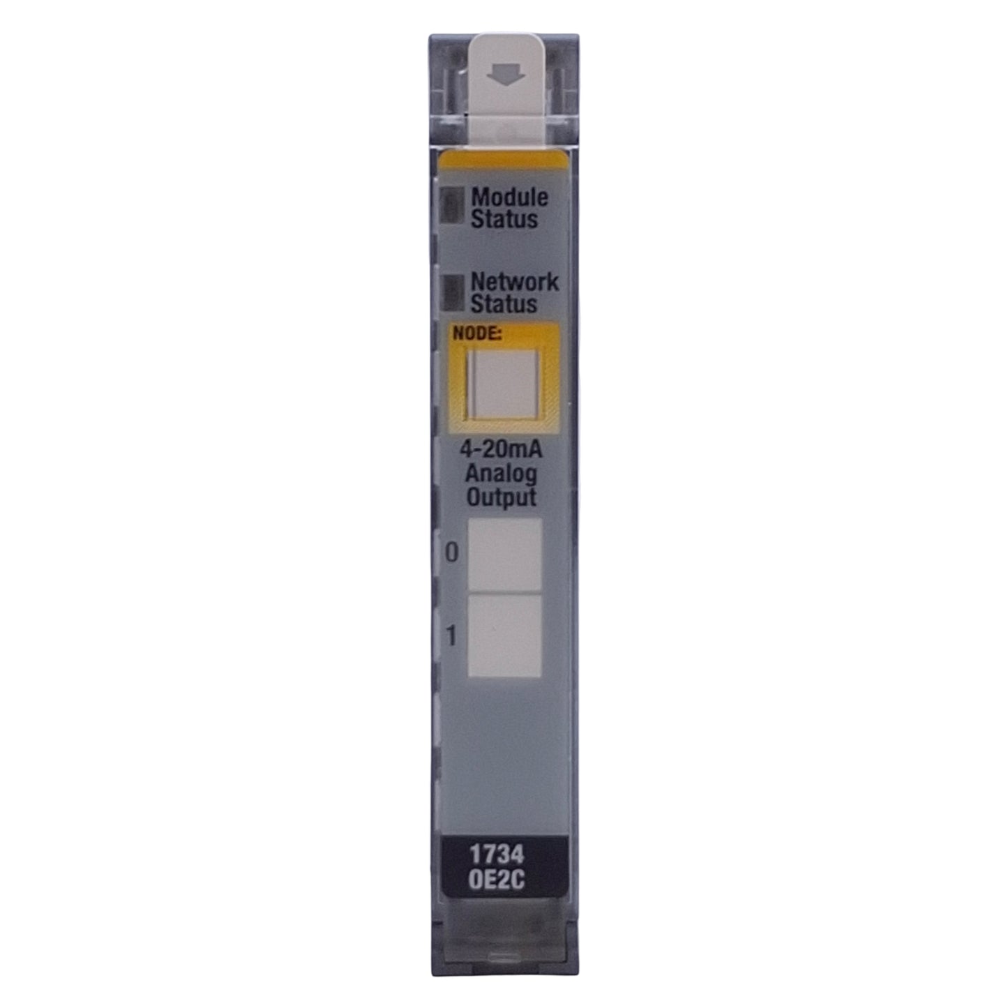 Used Allen Bradley 1734-OE2C Ser. C Analog Output Module, 2x 0/4-20mA Channels, 24VDC