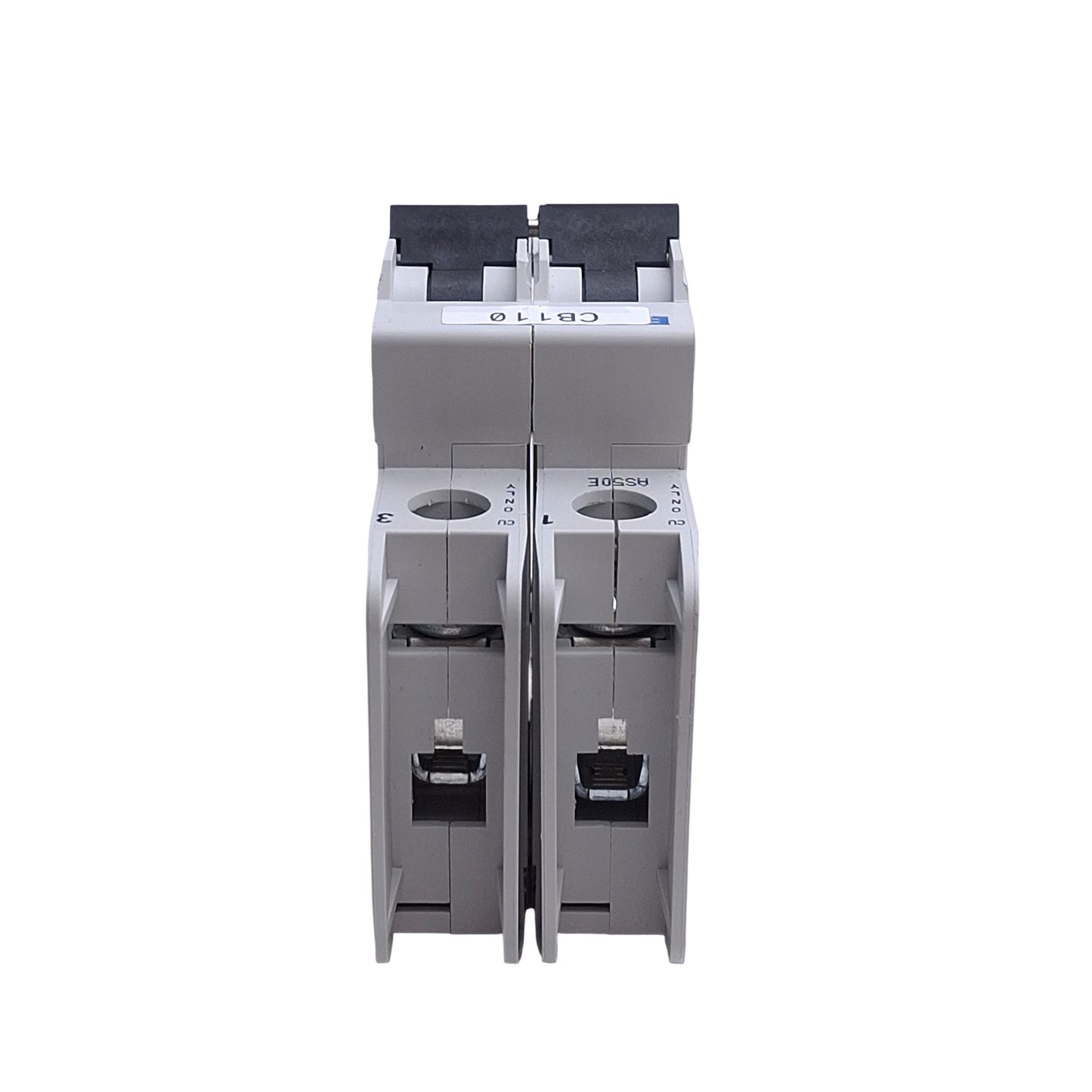 Used Eaton FAZ-C1/2-NA Circuit Breaker, 2-Pole 1A, 480Y/277VAC 48VDC, DIN Rail