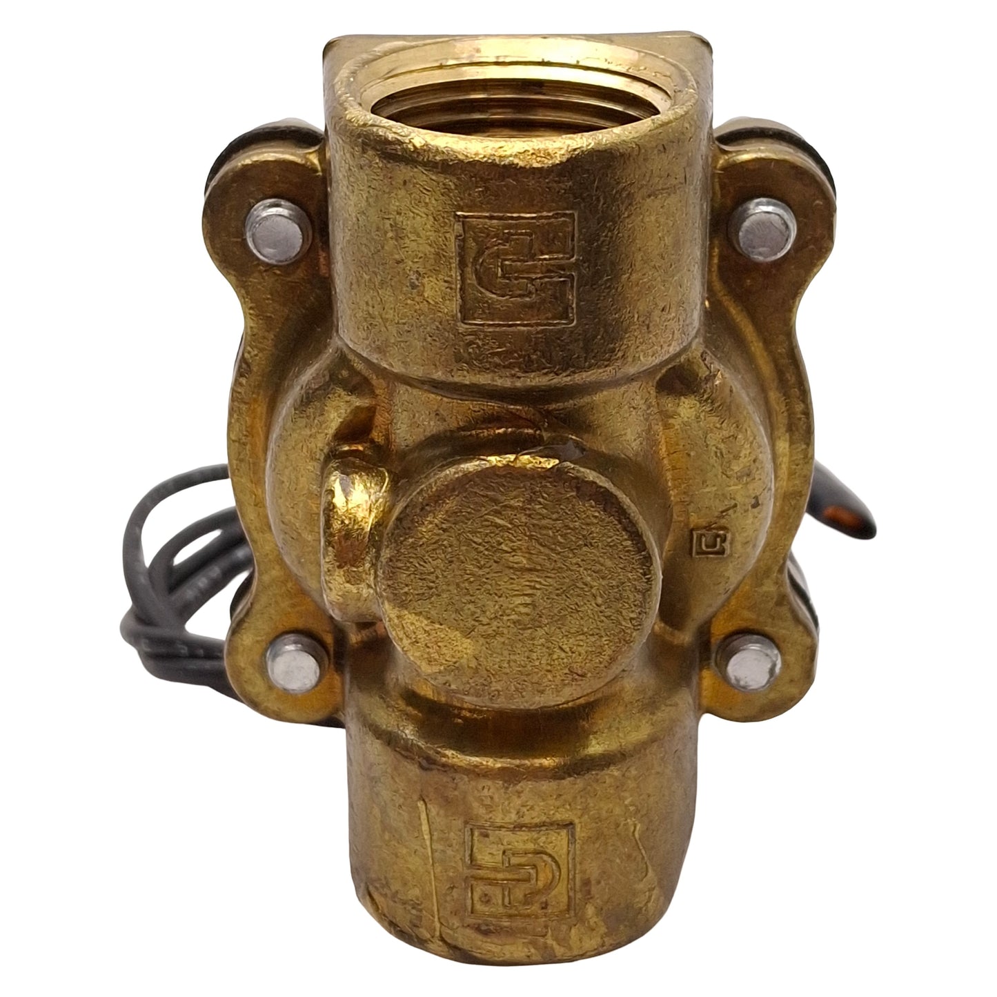 Used Parker 12F23C2148ACFGC05S Solenoid Valve, Vacuum-25psi, 3/4in NPT, 120VAC Coil