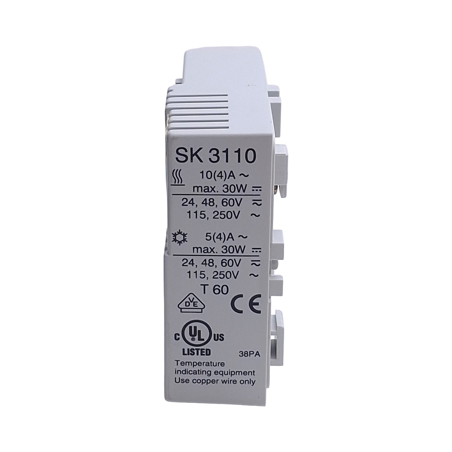 Used Rittal SK3110 Enclosure Internal Thermostat, 5-60°C Set, 24-230VAC/24-60VDC