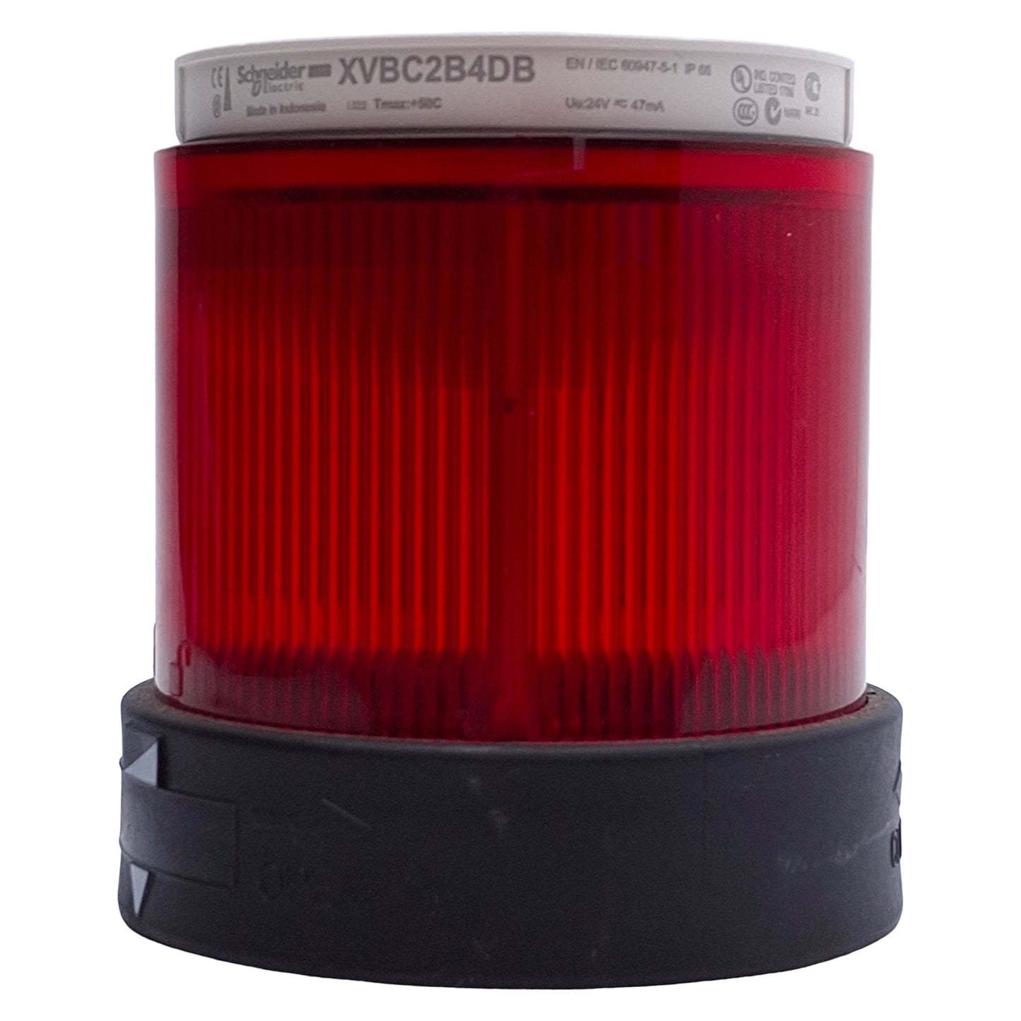 Used Schneider Electric XVBC2B4DB Light Tower Indicator Bank, Red, ø70mm, 24VAC/DC