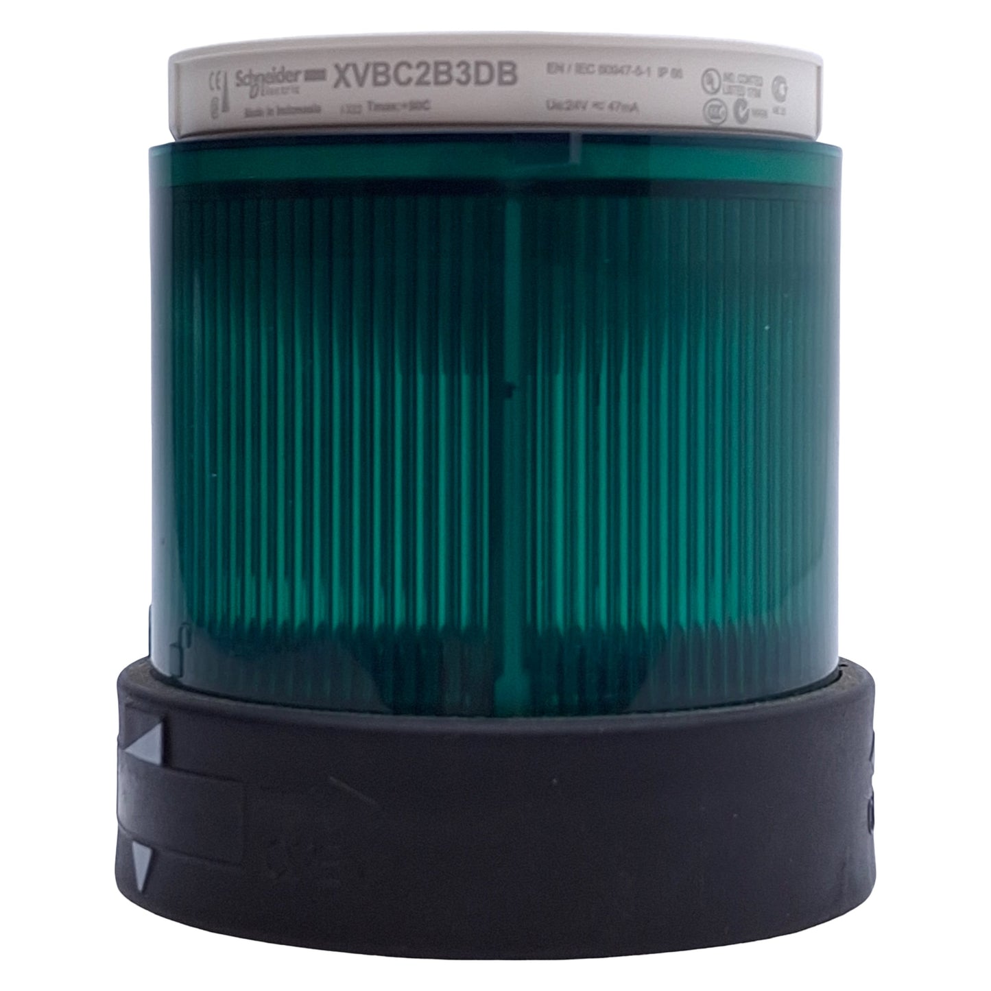 Used Schneider Electric XVBC2B3DB Light Tower Indicator Bank, Green, ø70mm, 24VAC/DC