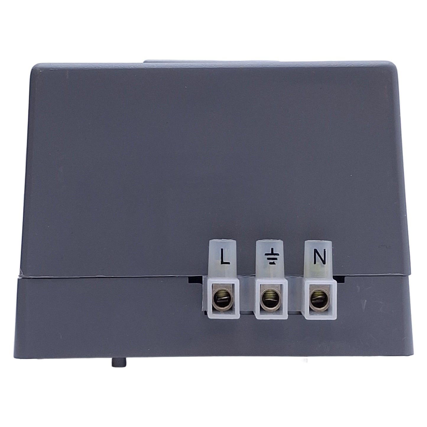 Used Hubbell DRUBGFI20BFAC Utility Box 125VAC 20A,Gray Color, Vertical/DIN Mount