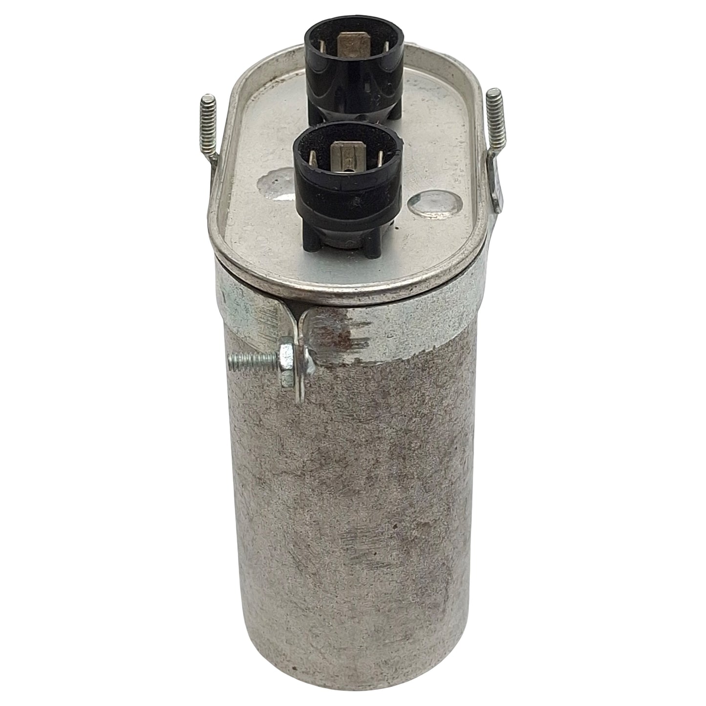 Used Ronken 81D35405H14 Film-Paper Capacitor, 4MF, 1250VAC 60Hz, Spade Terminals