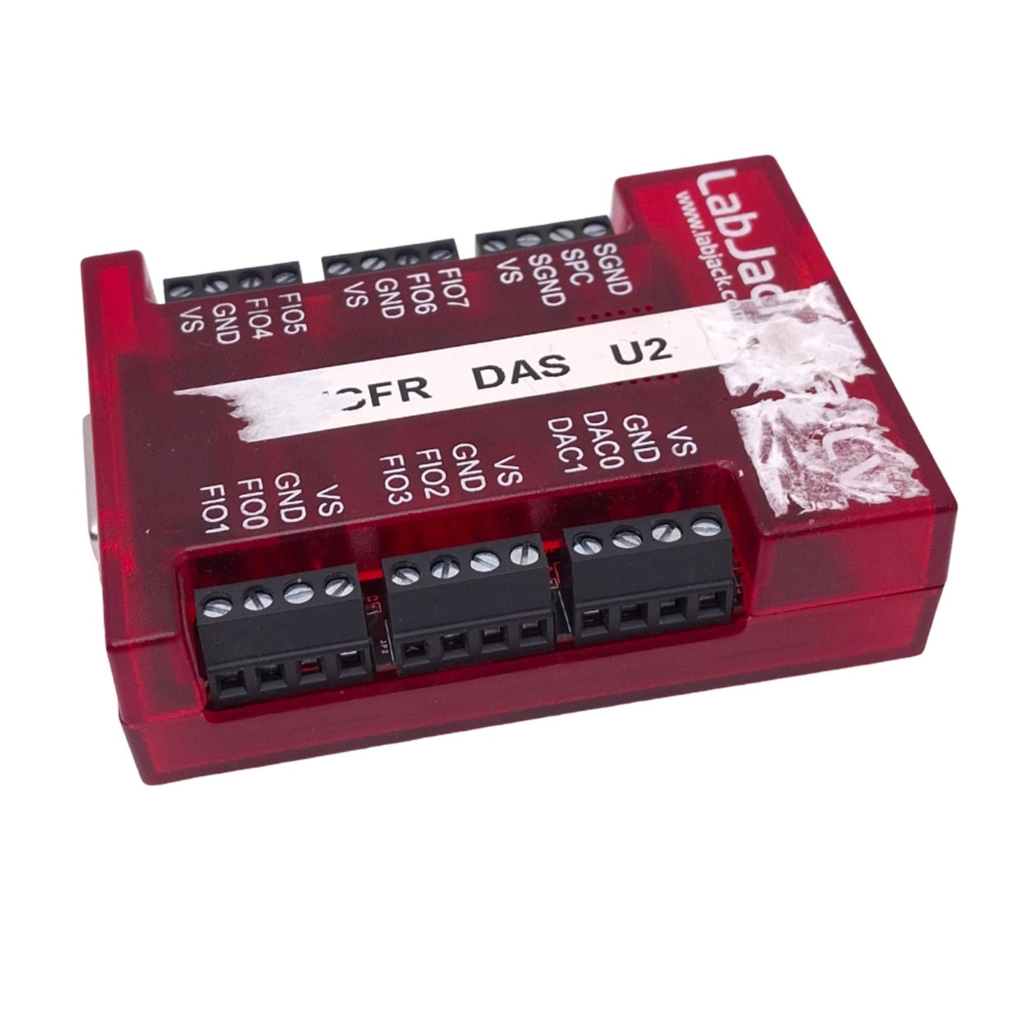 Used LabJack U3-LV Multifunction USB Data Acquisition Module, USB-B, DB15F, 0-3.6VDC