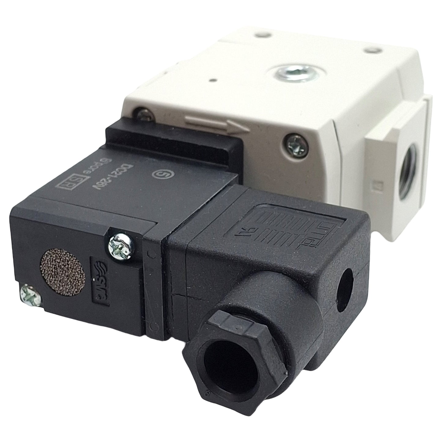 Used SMC AV2000-N02-5D-X260 Soft-Start Solenoid Valve, 1/4in NPT, 1.0MPa, 24VDC Coil