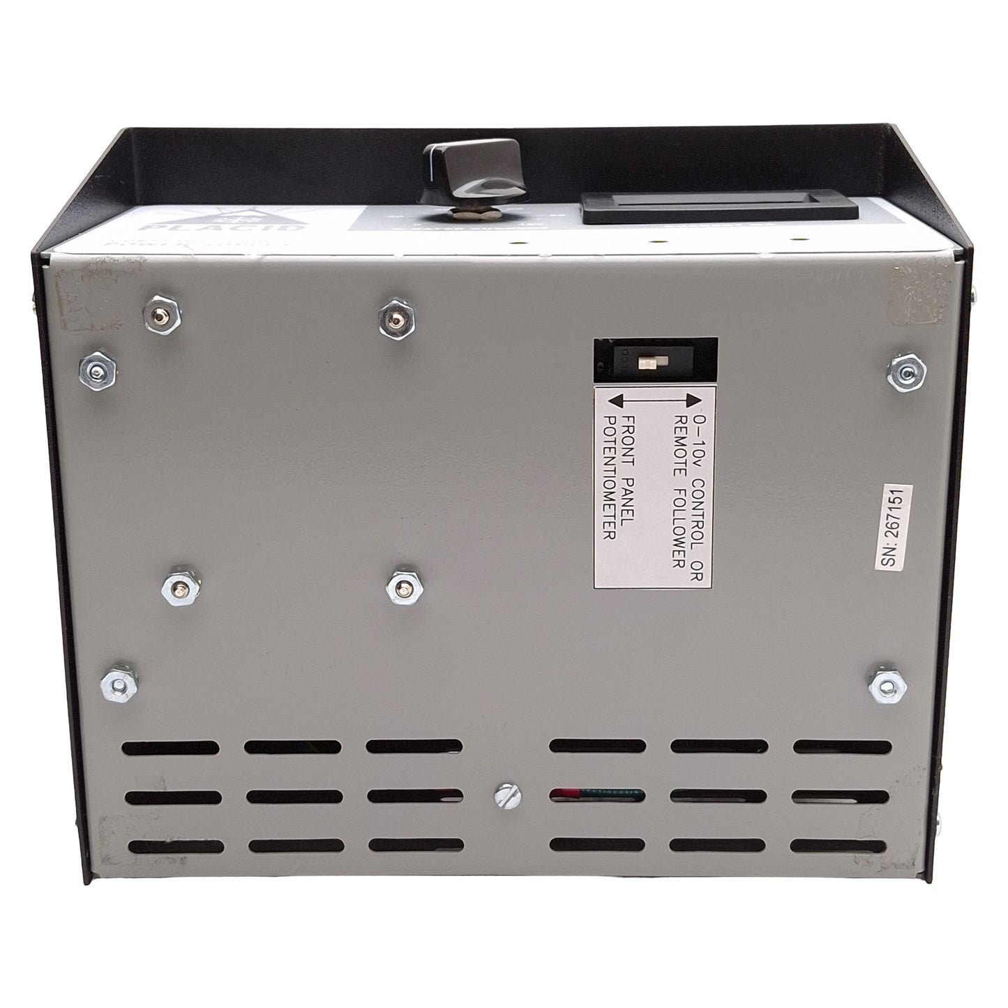 Used Placid PS-24-MC Constant Current Power Supply, 110VAC Input, 24VDC Output