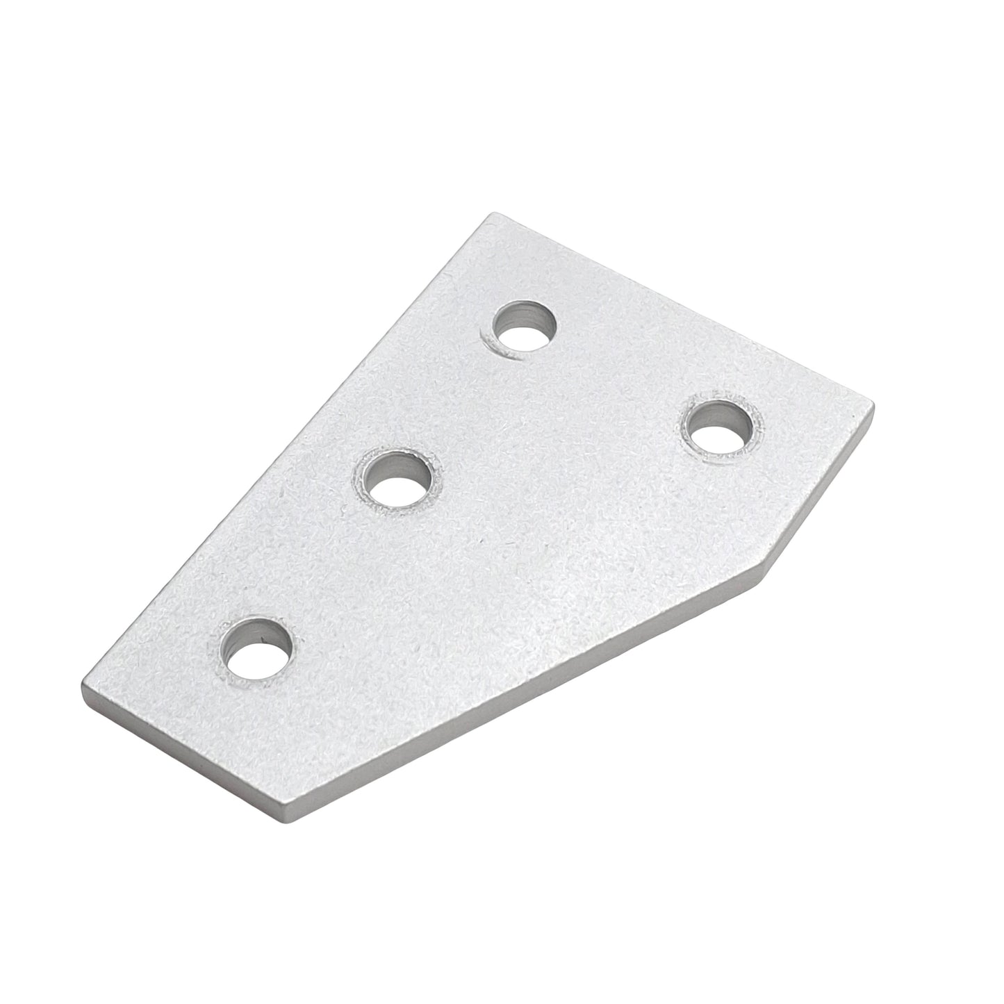Used Lot of 4 80/20 4150 Angled Flat Plate, 4-Hole, 10-Series, 3in x 2in x 0.188in