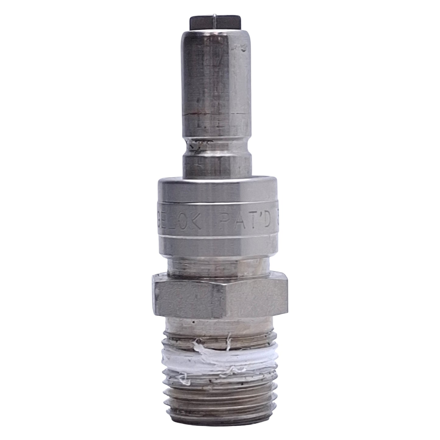 Used Swagelok SS-QC8-S-8PM Stainless Steel Quick Connect Stem w/o Valve, 1/2 NPT