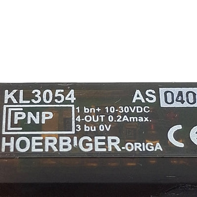 Used Hoerbiger KL3054 Cylinder Switch Sensor, PNP 0.2A, 10-30VDC, *Cracked Casing*