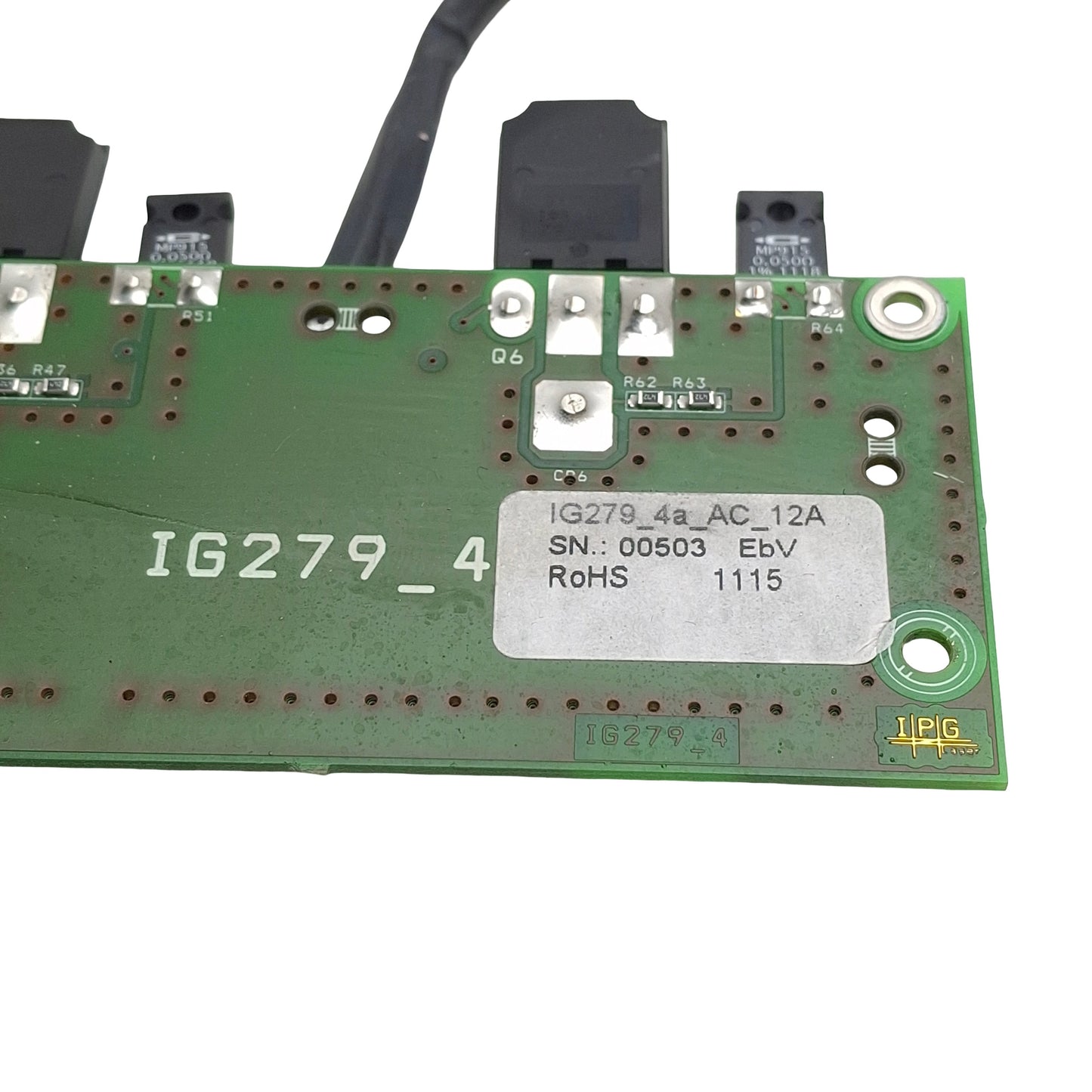 Used IPG Photonics IG279_4A_AC_12A PLC In/Output MOSFETs Board for YLR-300-AC-ILT
