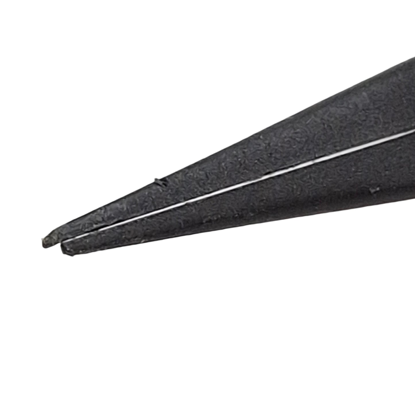 Used Excelta 159B-RT Carbon Fiber Tipped Tweezers, 5in Length, 316L SS, *Worn Tips*