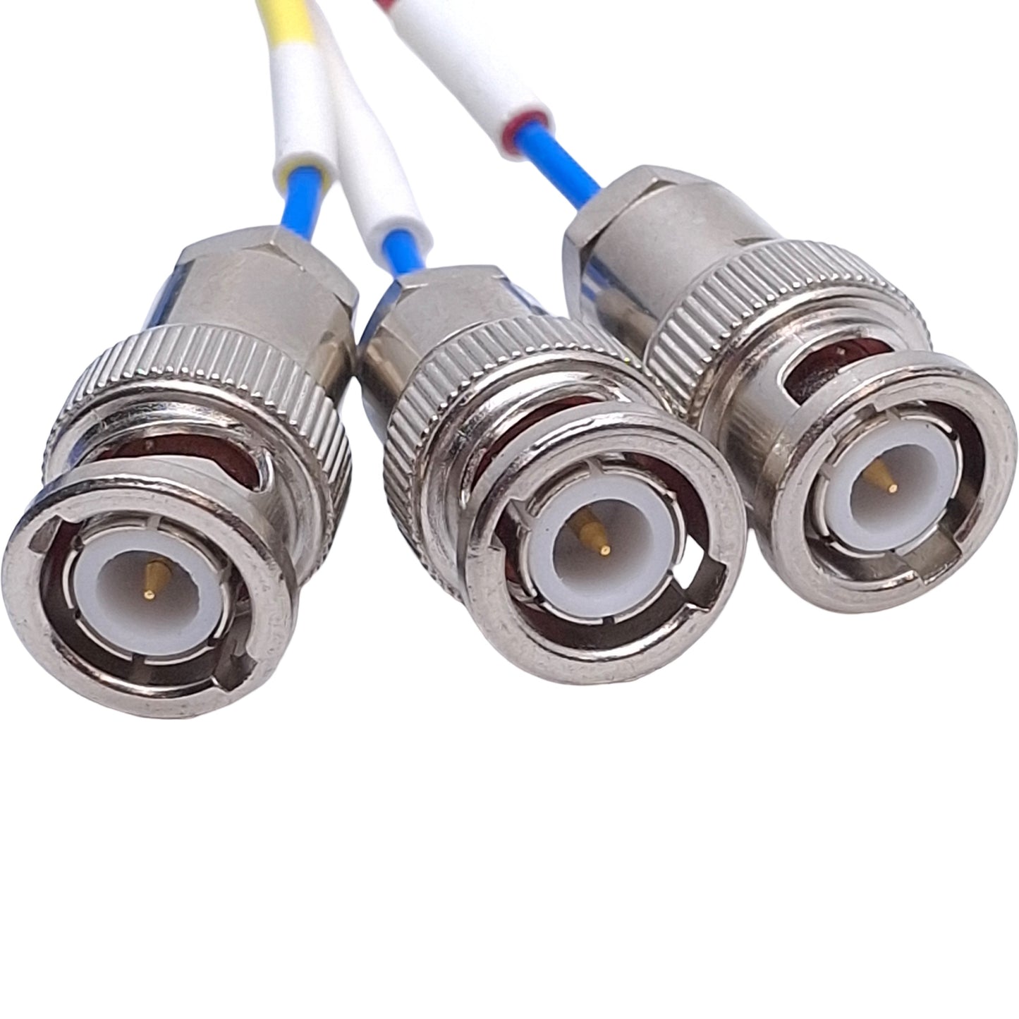 New – Open box PCB Piezotronics 034G05 Coaxial Cable, 4-Socket Plug To 3x BNC Plug, 5ft Length