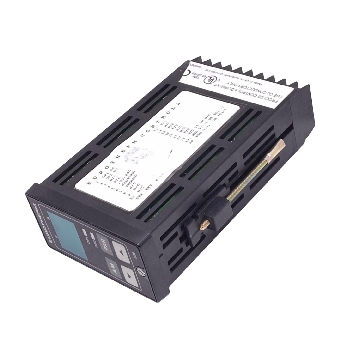Used Eurotherm 808/D1/O/O/0/QLS AKFF400 Temperature Controller, 0-400F, K TC Input