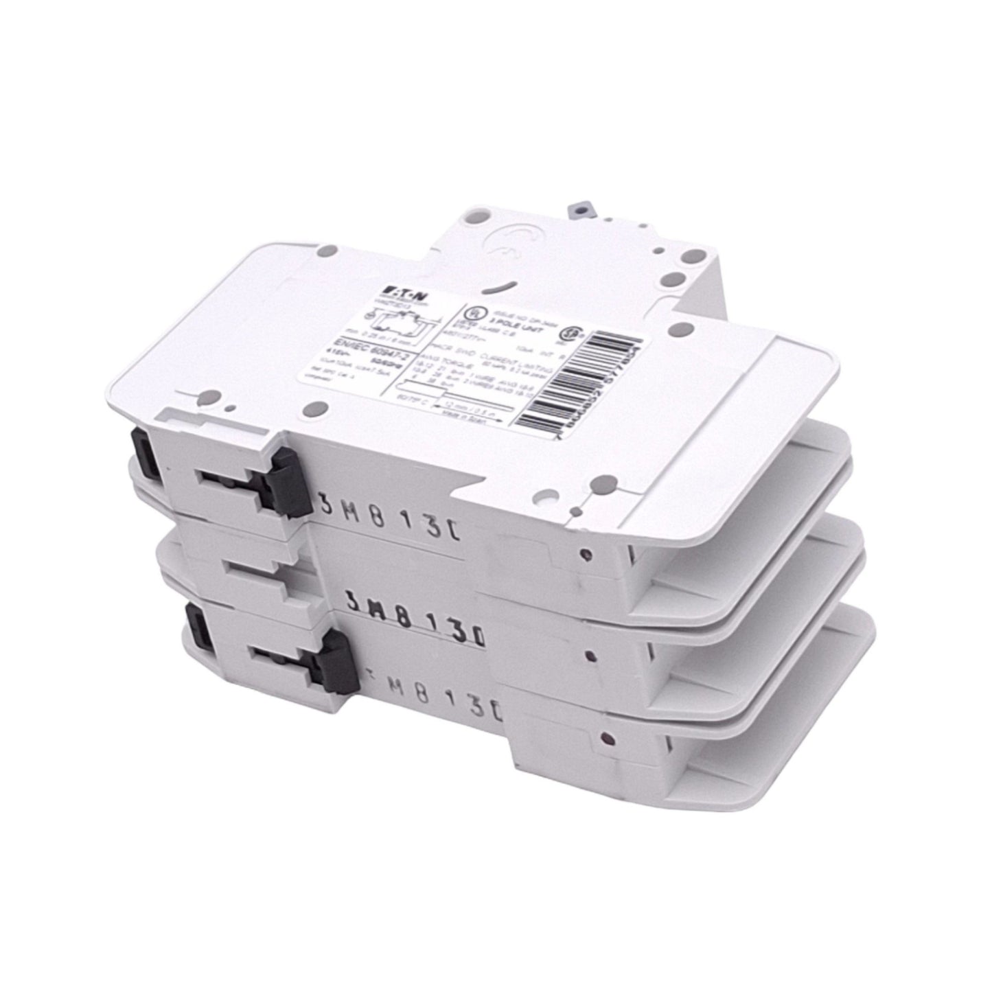 New Eaton WMZT3D13 Circuit Breaker, 3-Pole, 13A, 480Y/277VAC Max, DIN Rail