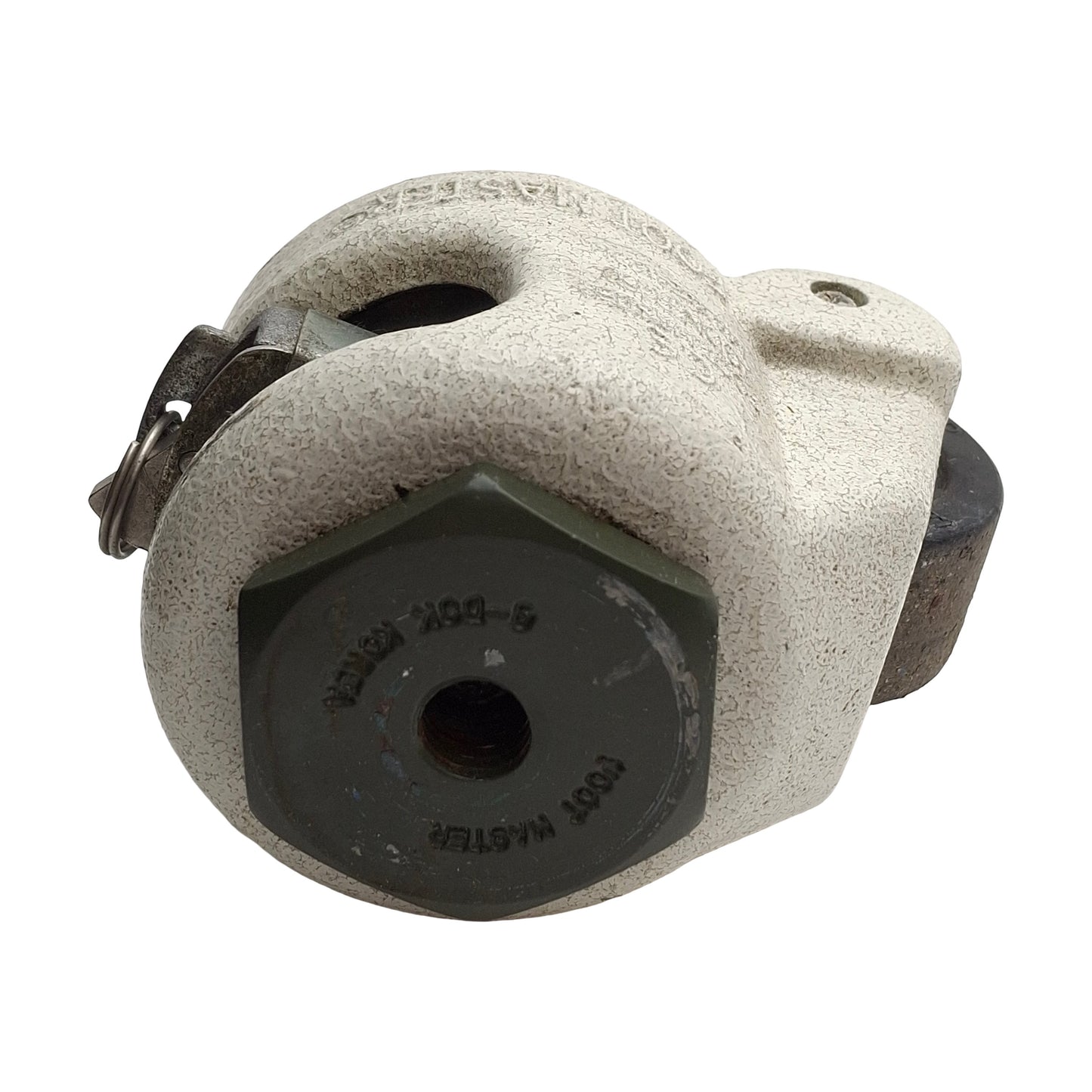 Used Foot Master GDR-60-S-NYN Leveling Caster, ø50mm Wheel, 500kg, M12x1.75