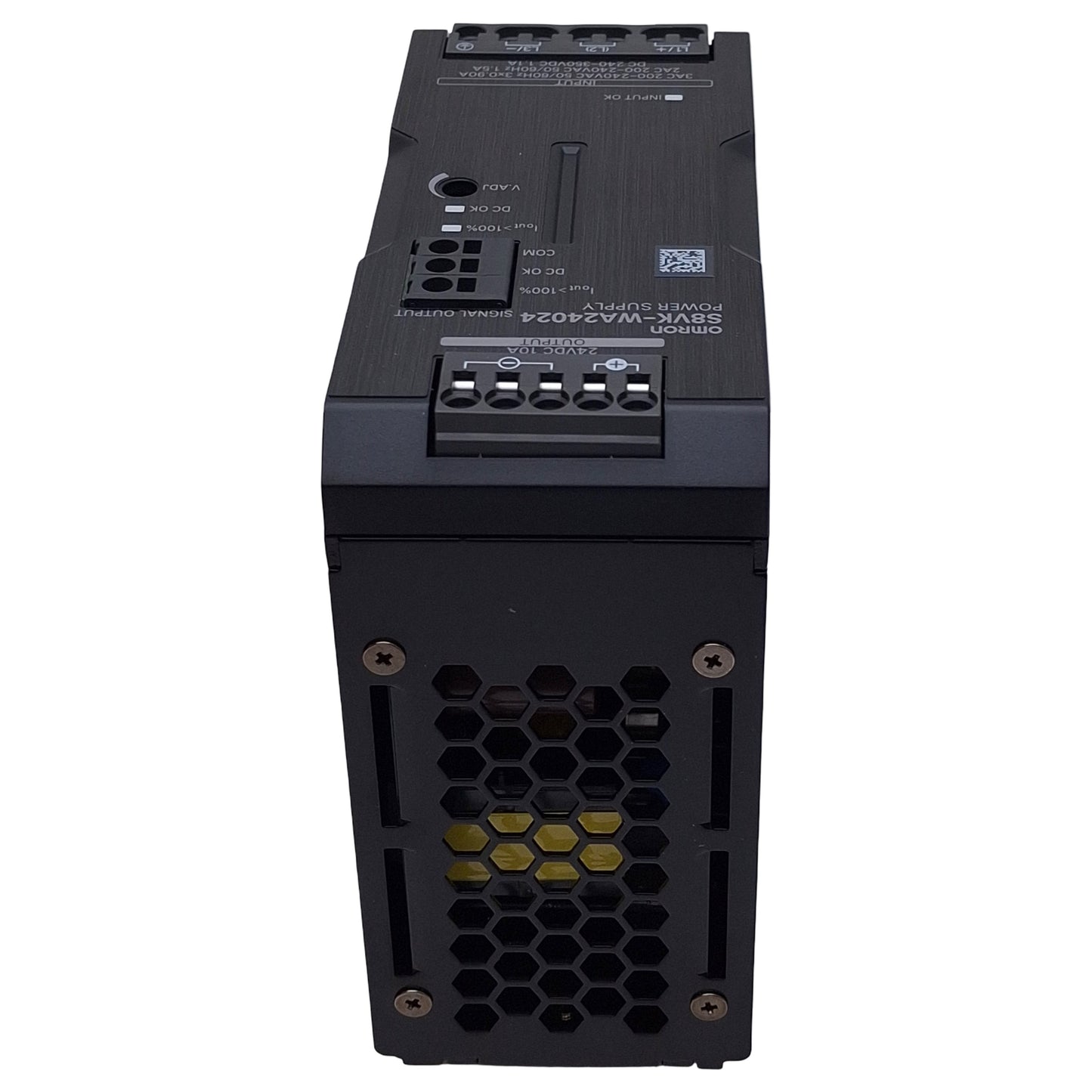 New Omron S8VK-WA24024 Power Supply, 3-Phase 200-240VAC In, 10A 24VDC Out, DIN Rail