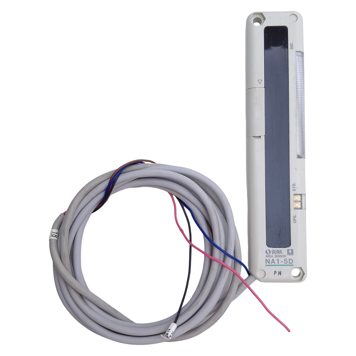 Used SunX NA1-5P / NA1-5D Ultra-Slim Body Area Sensor PNP, 12-24VDC, 0.2m-3m Range