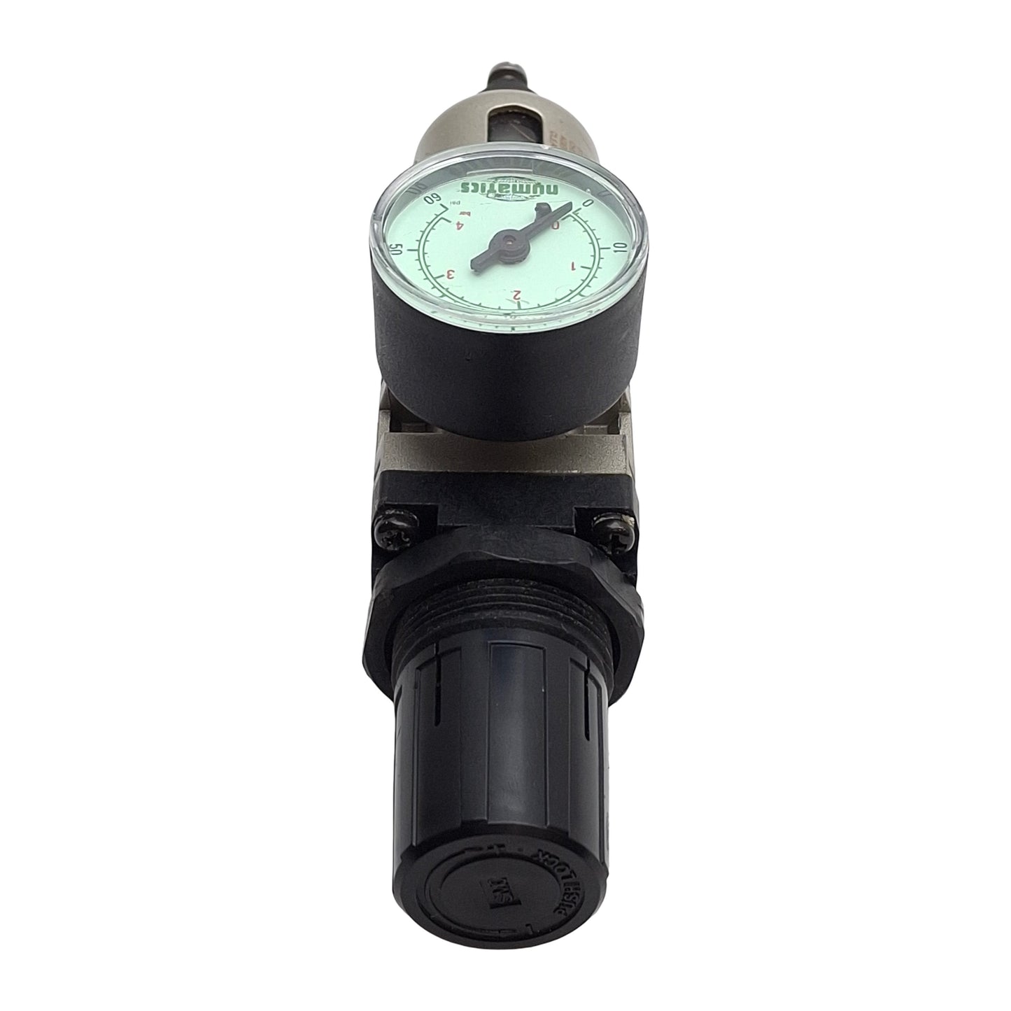 Used SMC NAW2000-N02D-C Filter Regulator With Gauge, 0.05-0.85MPa Set Pres, 1/8in NPT