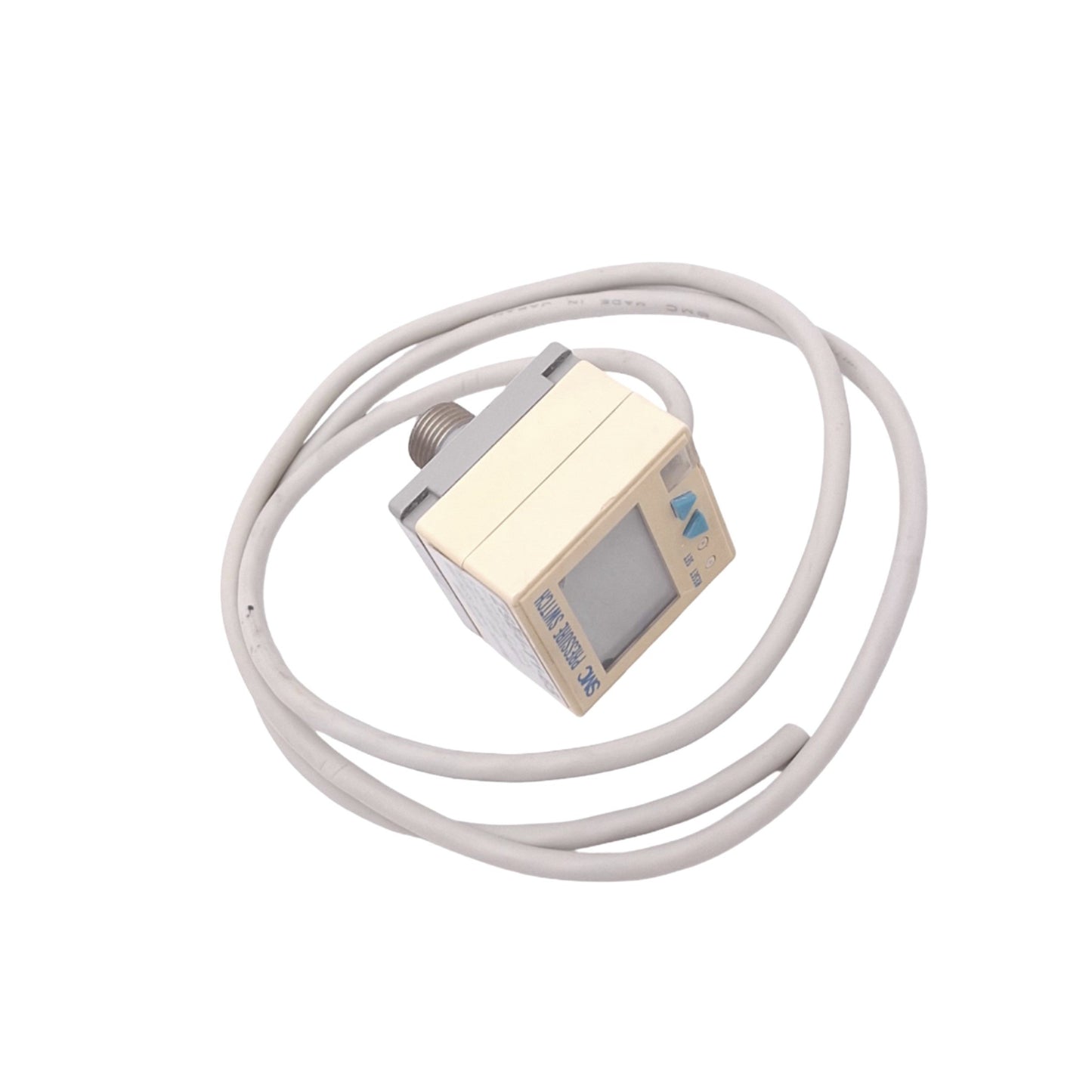 Used SMC ZSE4-T1-65 Digital Vacuum Pressure Switch, -101kPa, 12-24VDC, PNP, 1/8 NPT