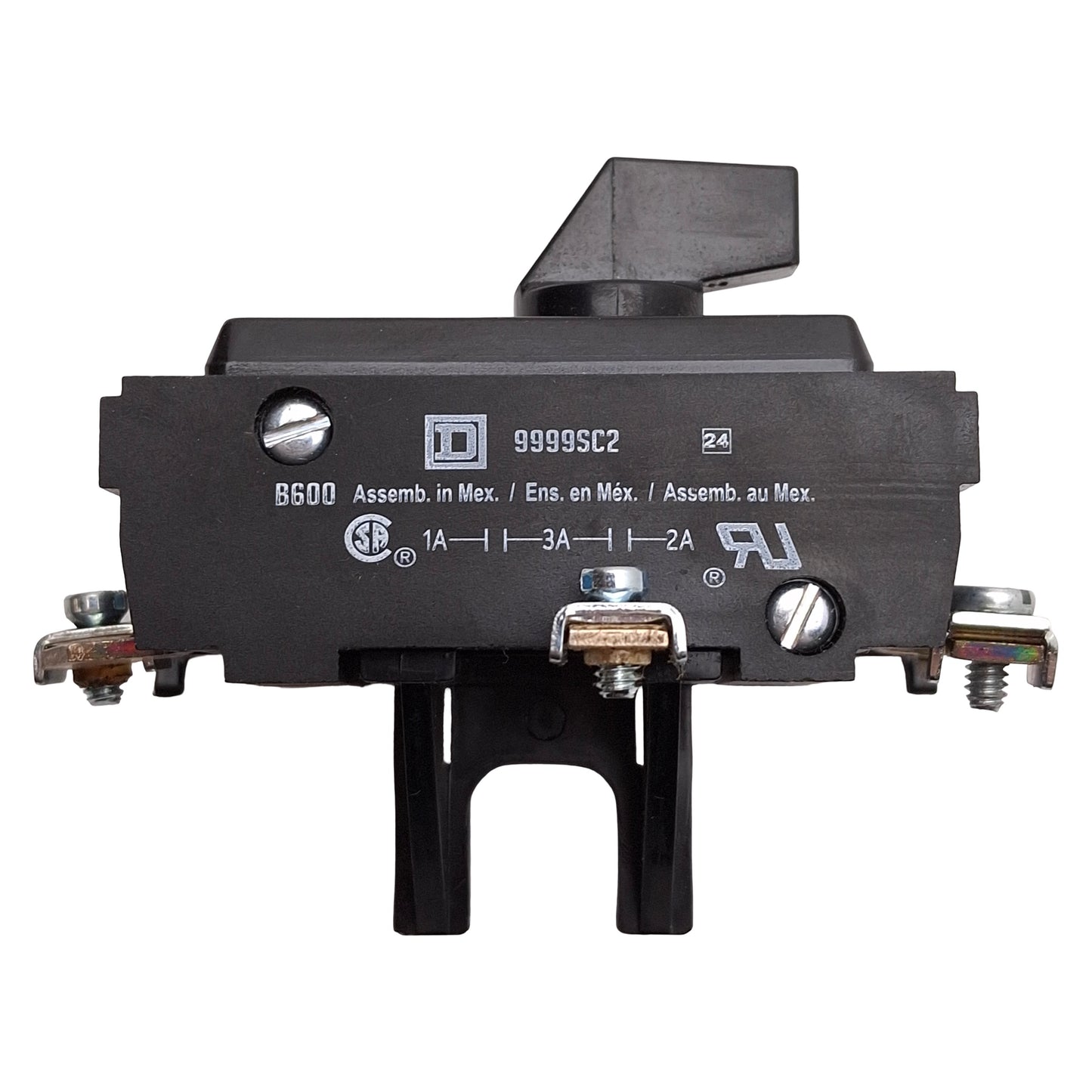 New Square D 9999SC2 Hand-Off-Auto Selector Switch Unit, Panel Mount, 5A 600VAC