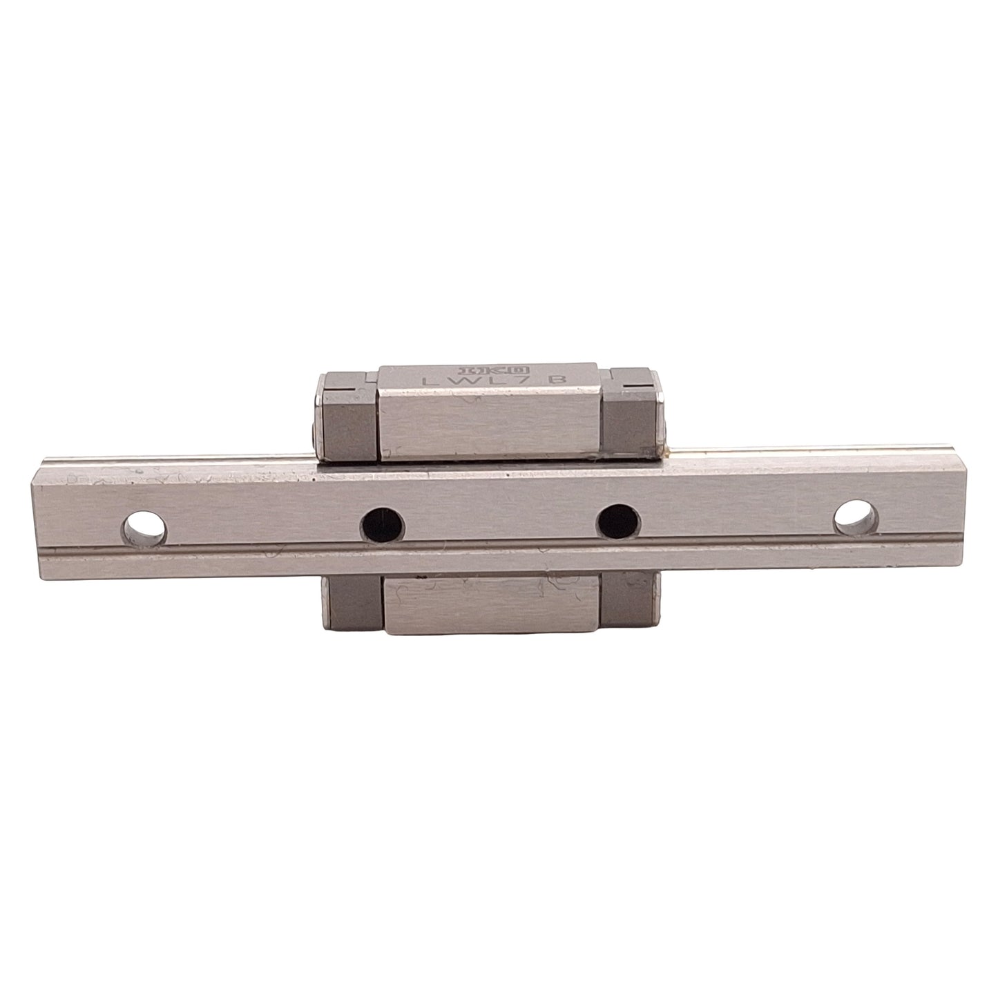 Used IKO LWL7B Linear Guide Assembly, 59mm Rail, 23.5mm x 17mm Carriage, 1330N Load