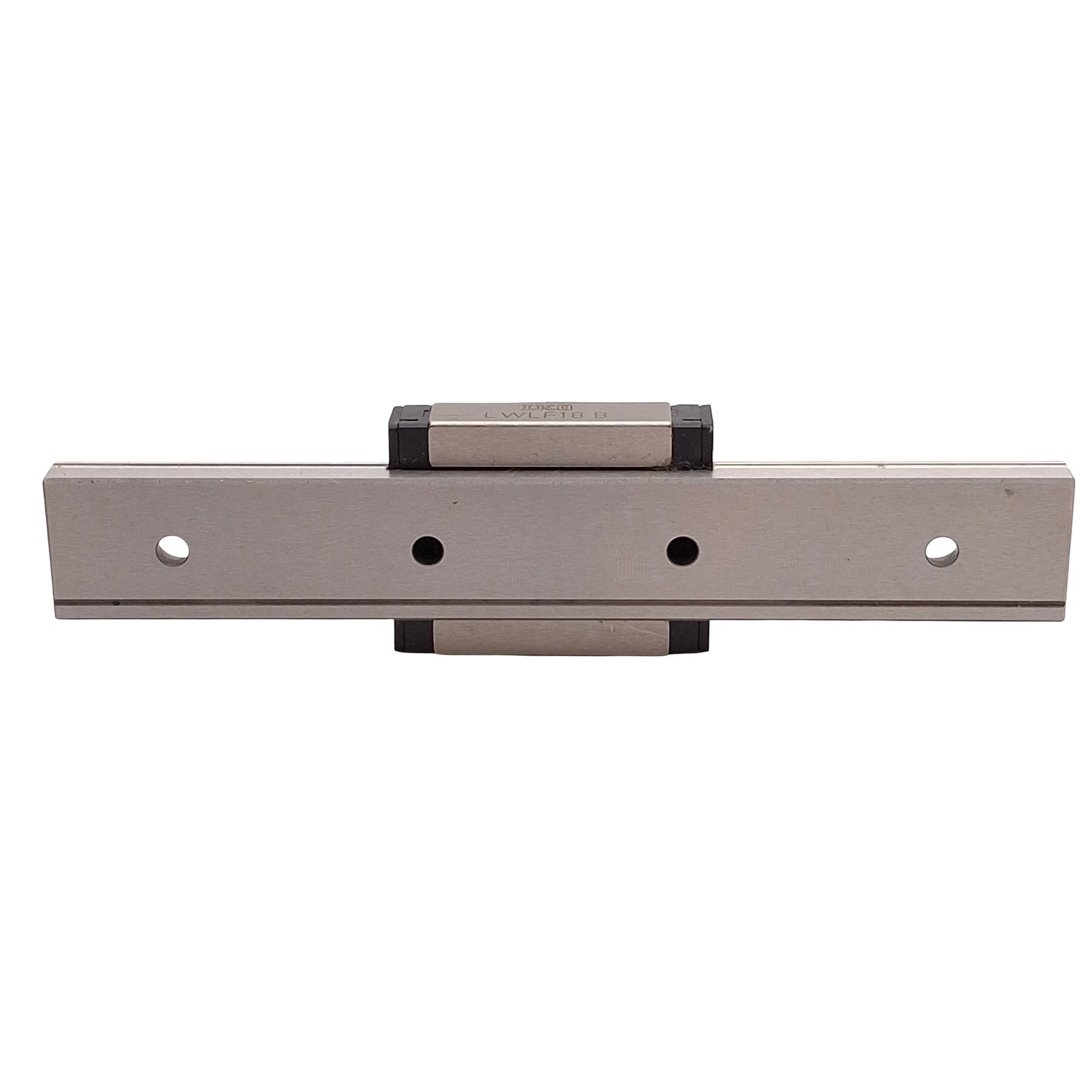 Used IKO LWLF18B Linear Guide Assembly, 120mm Rail, 38.5 x 30mm Carriage, 2280N Load