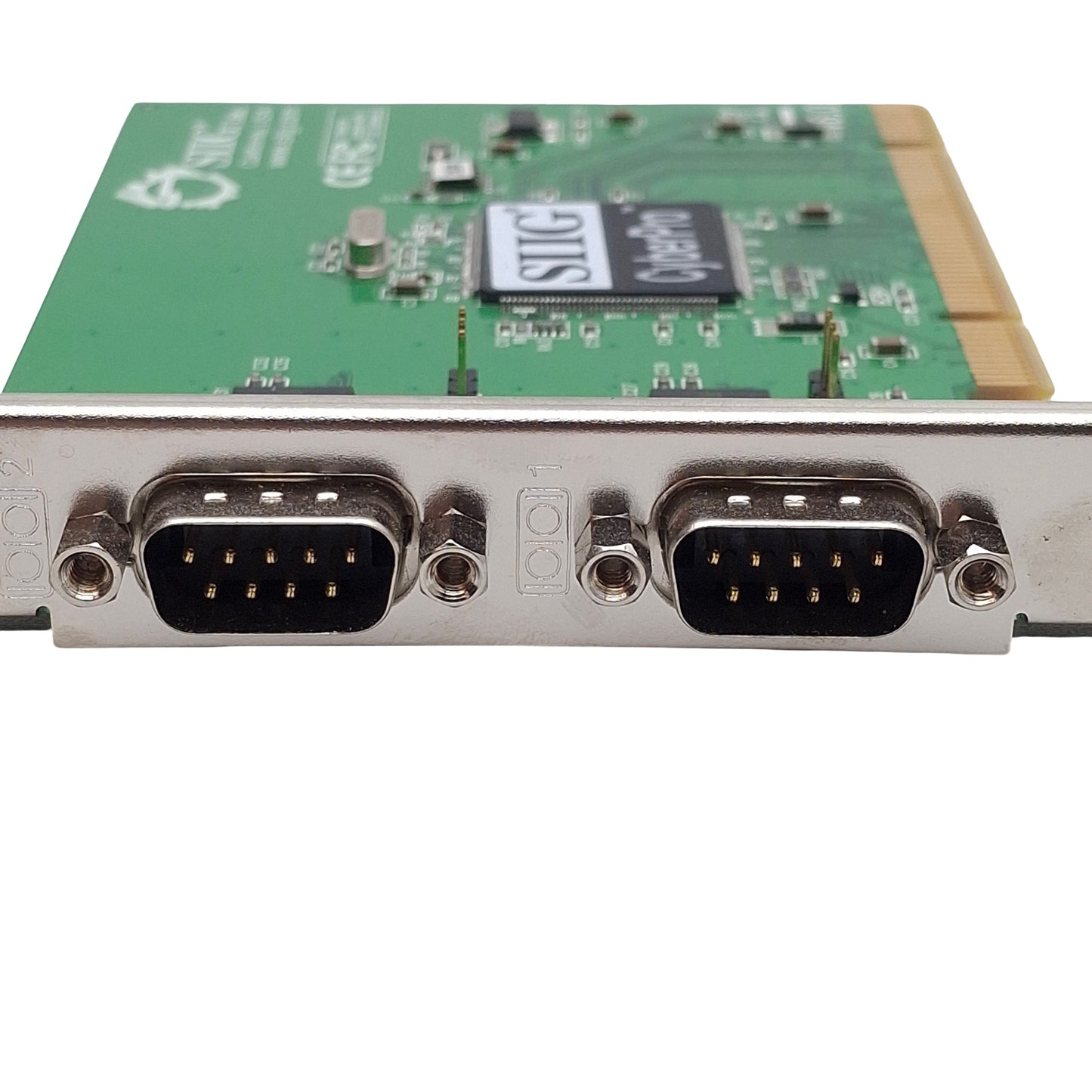 Used SIIG JJ-P02012-S6 CyberSerial Dual PCI I/O Card, 32-/64-Bit, 3.3/5 PCI, RS232