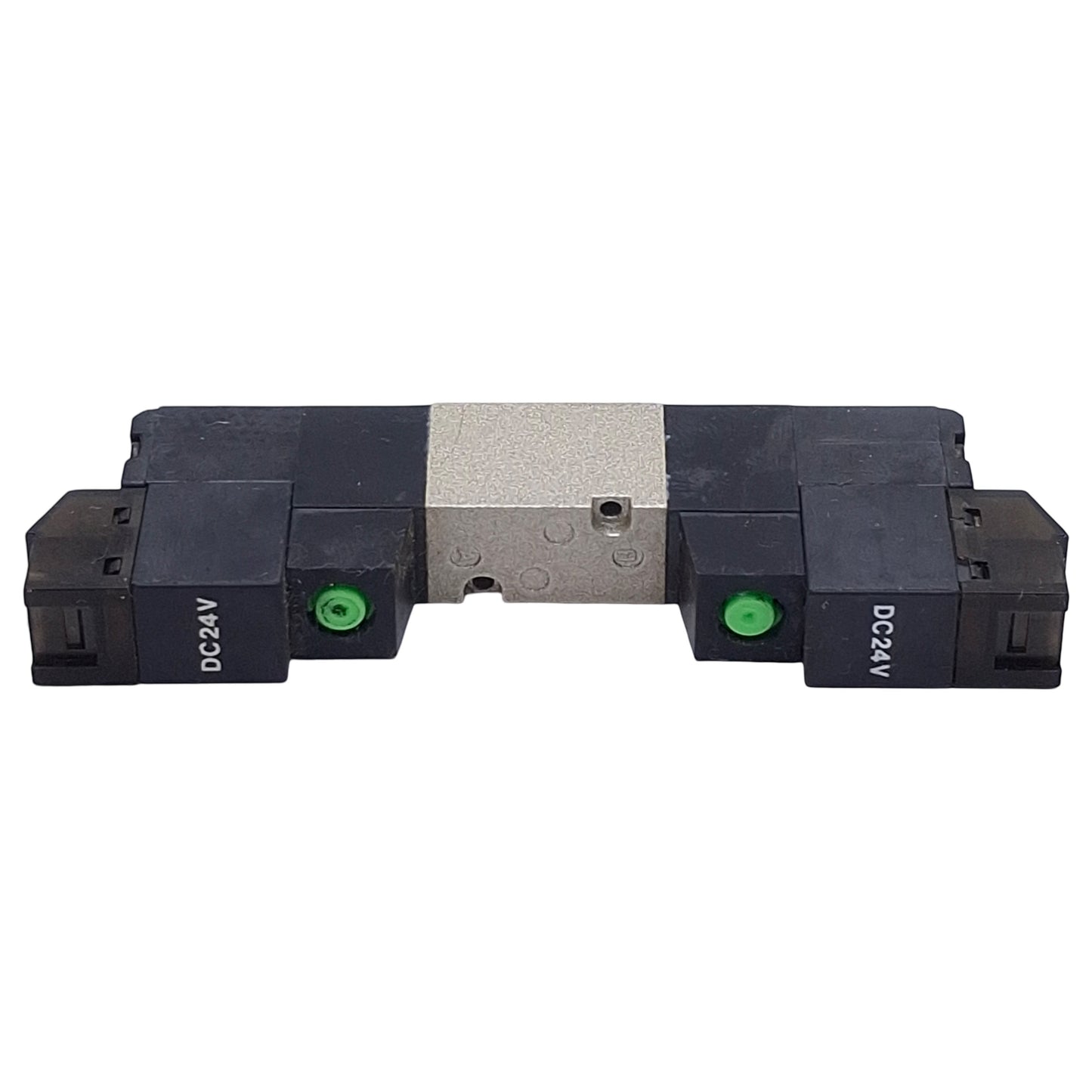 Used CKD 4SB029 Double Solenoid Valve Sub-Plate Mount, 2-Position, 0.7MPa, 24VDC Coil