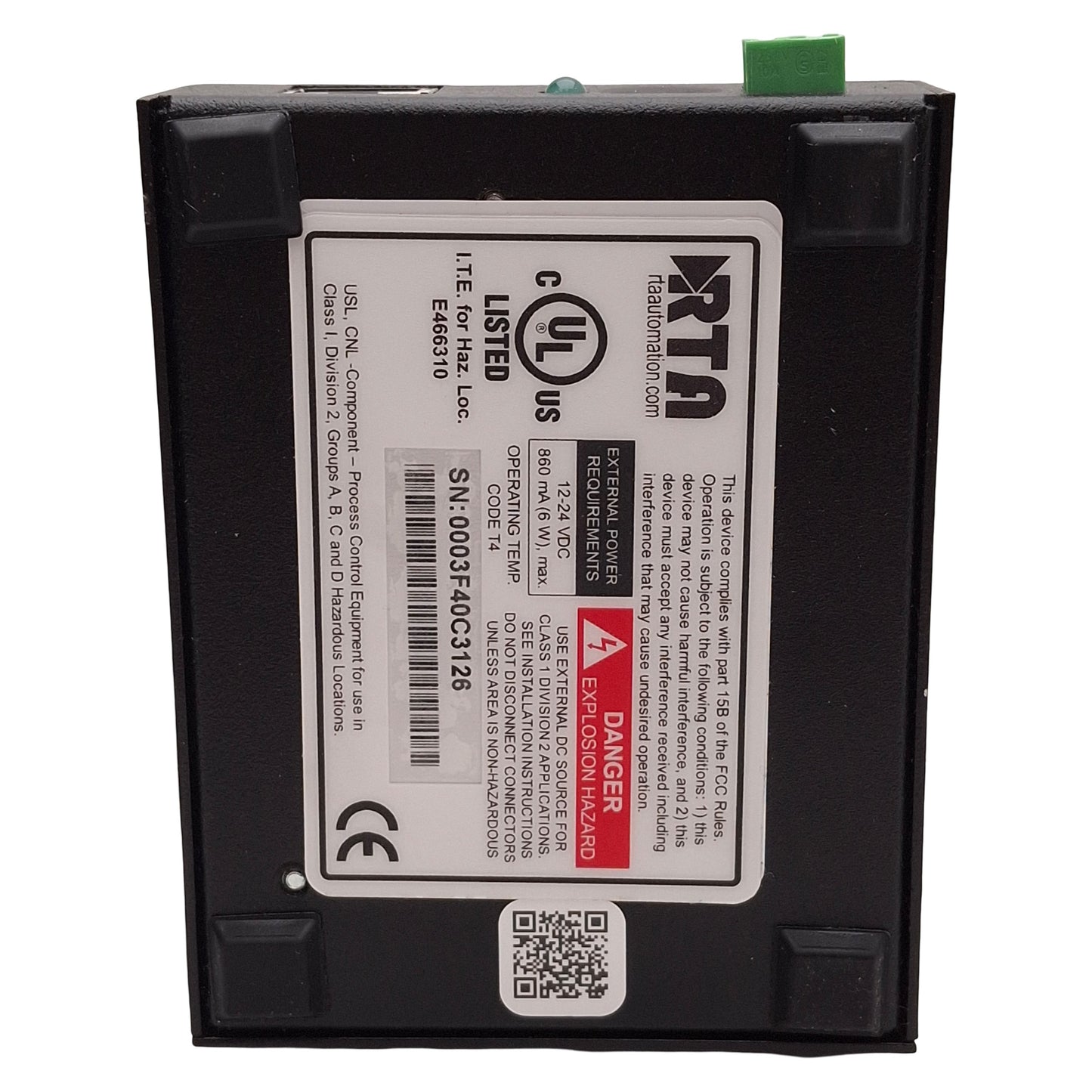Used RTA 435NBX-N700 ASCII To Allen Bradley PLC Gateway, RS232/485/422, 12-24VDC