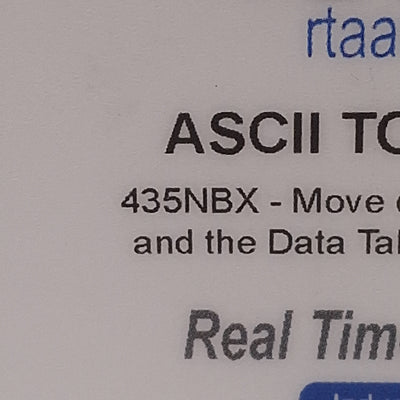 Used RTA 435NBX-N700 ASCII To Allen Bradley PLC Gateway, RS232/485/422, 12-24VDC
