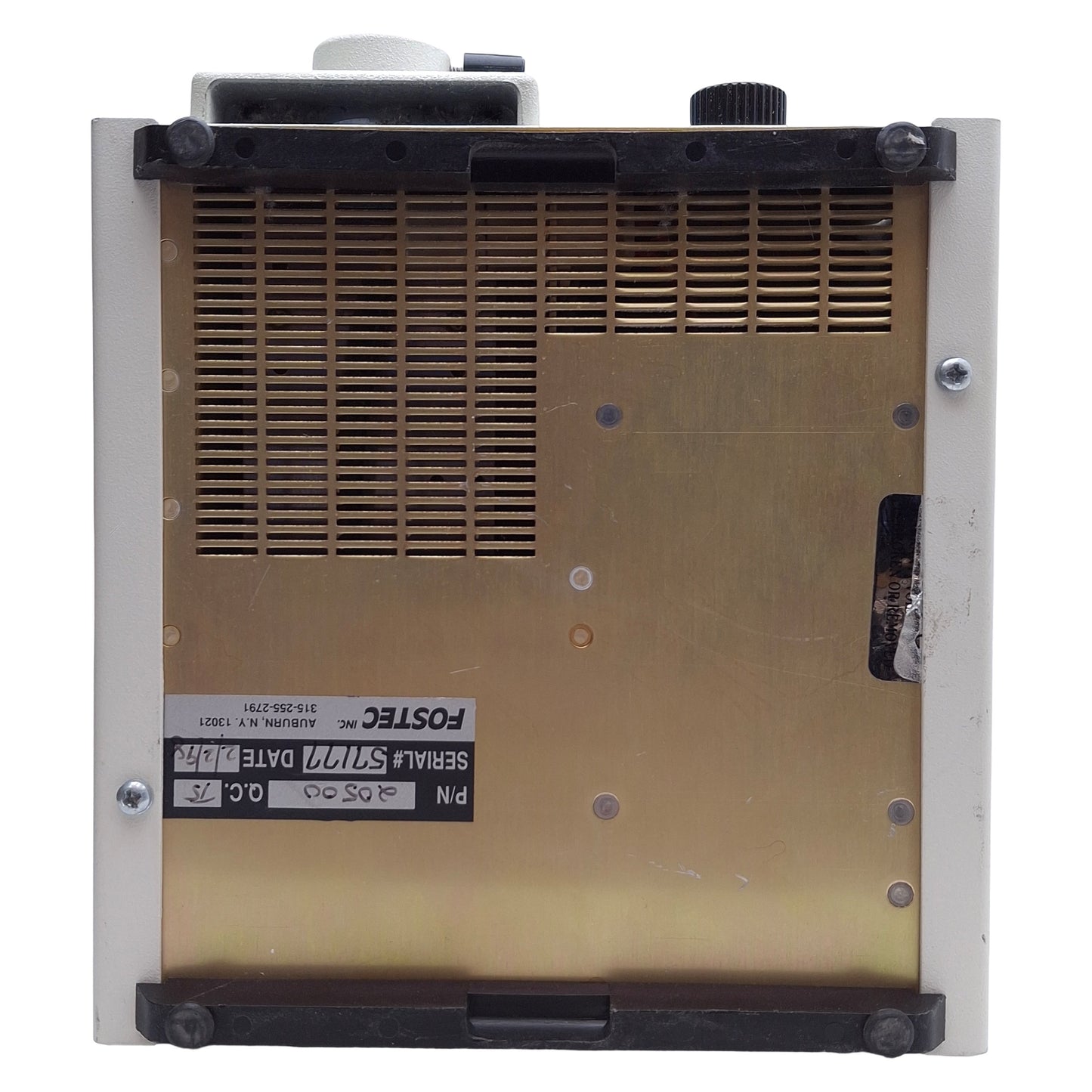 Used Fostec 20500 Fiber Optic Light Source Illuminator EKE Lamp, 150W, 115-120VAC