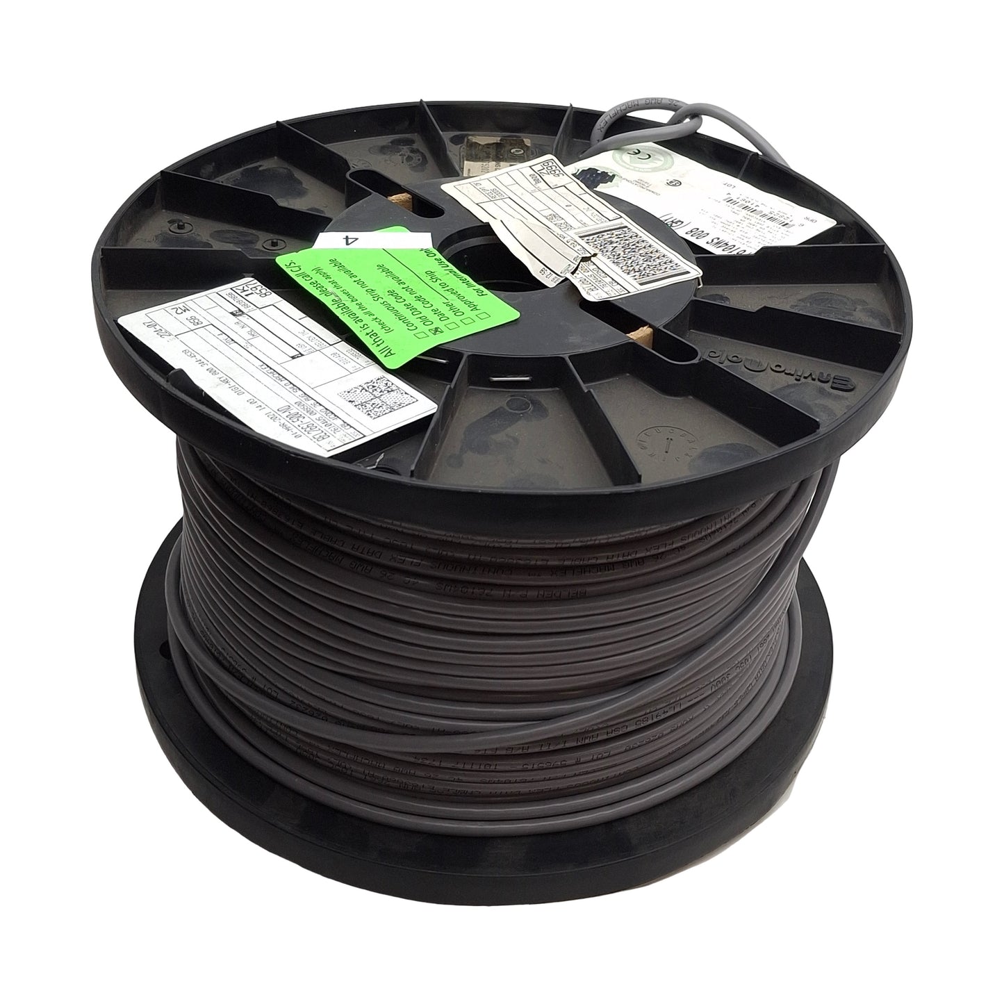 New – Open box Belden 76104WS 008500 Mach Flex Multiple Conductor Cable 4x26AWG TC, 300V, 475ft