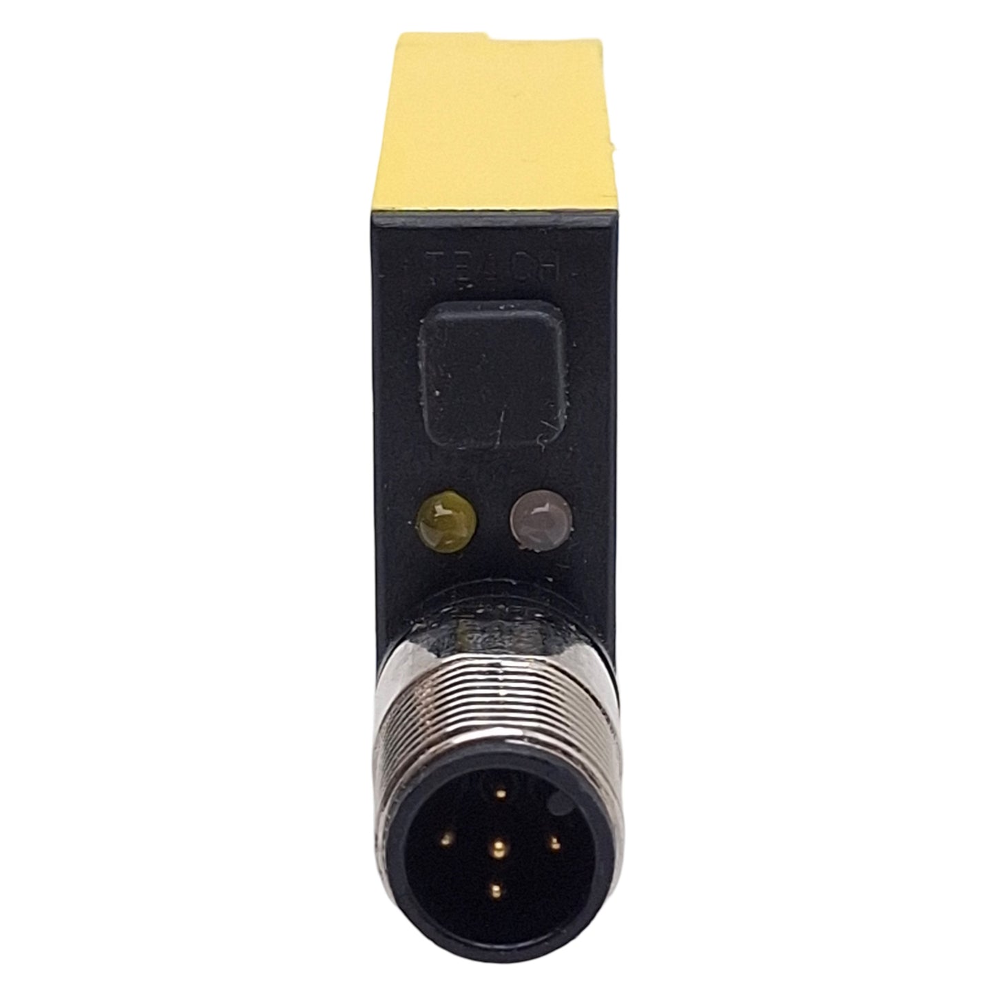 Used Banner SME312DVQD Photoelectric Sensor, NPN/PNP, 1.1m Range, 10-30VDC, 5-Pin M12