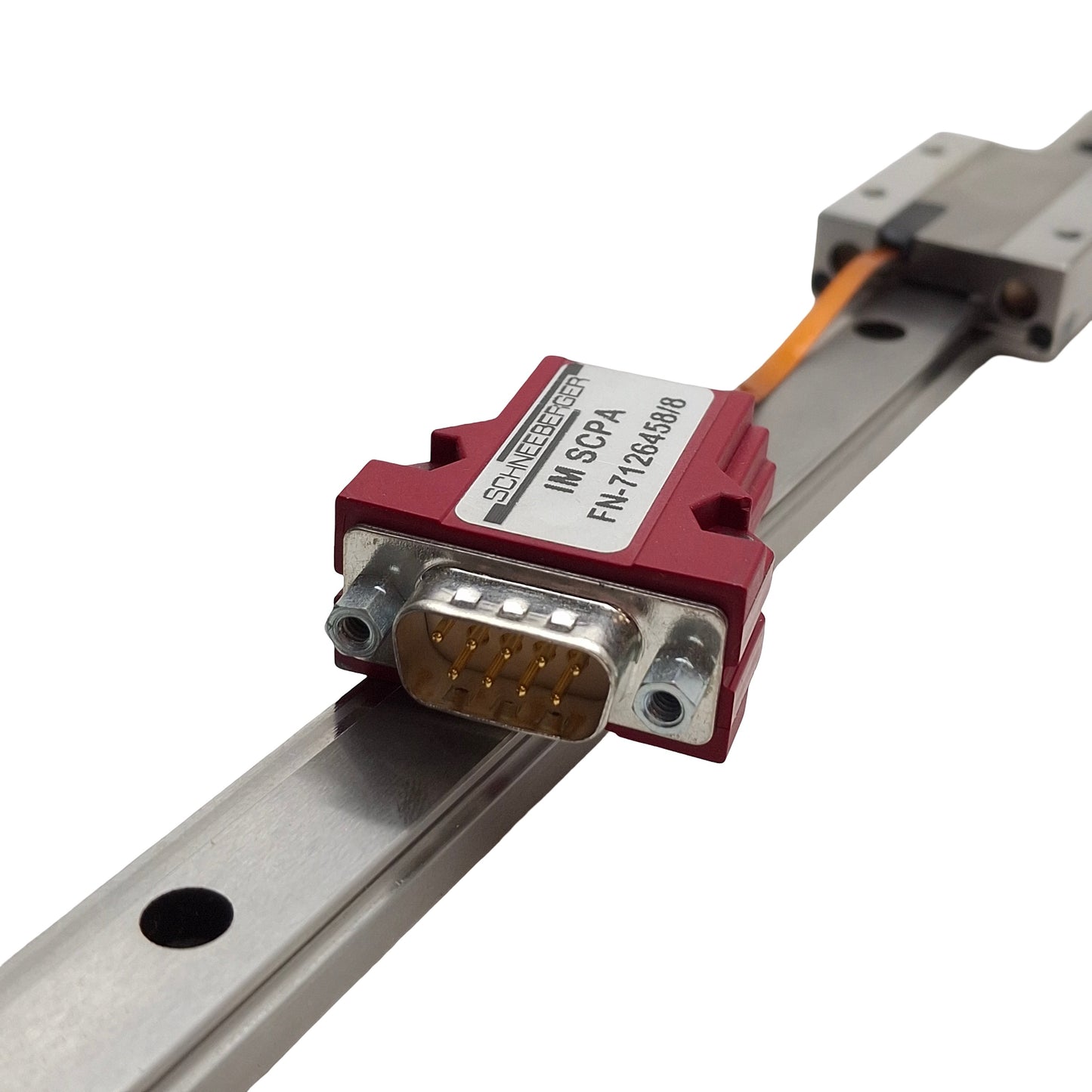 Used Schneeberger MNN-SCP15-G1 w/ IMSCPA Linear Rail, 1VSS Output, 630mm Length