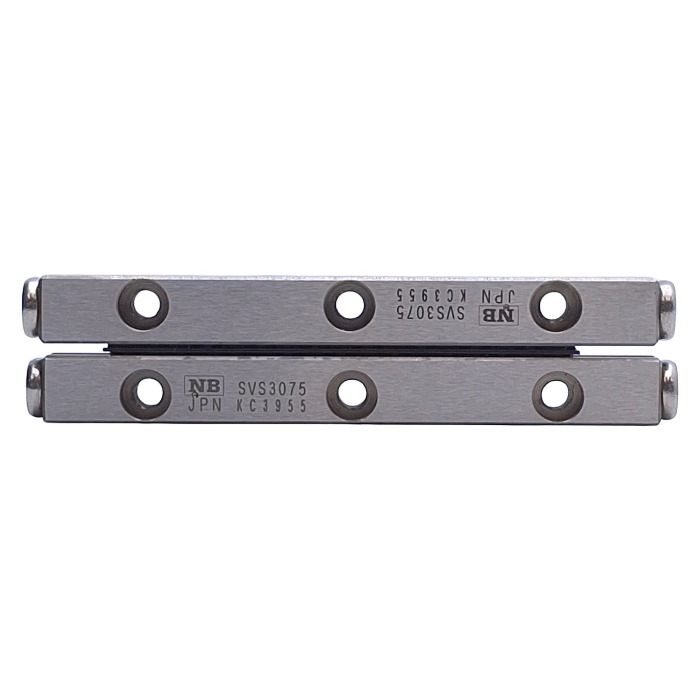 Used Nippon Bearing SVS 3075 Cross Roller Linear Slide Guide 48mm Stroke, 75mm Length
