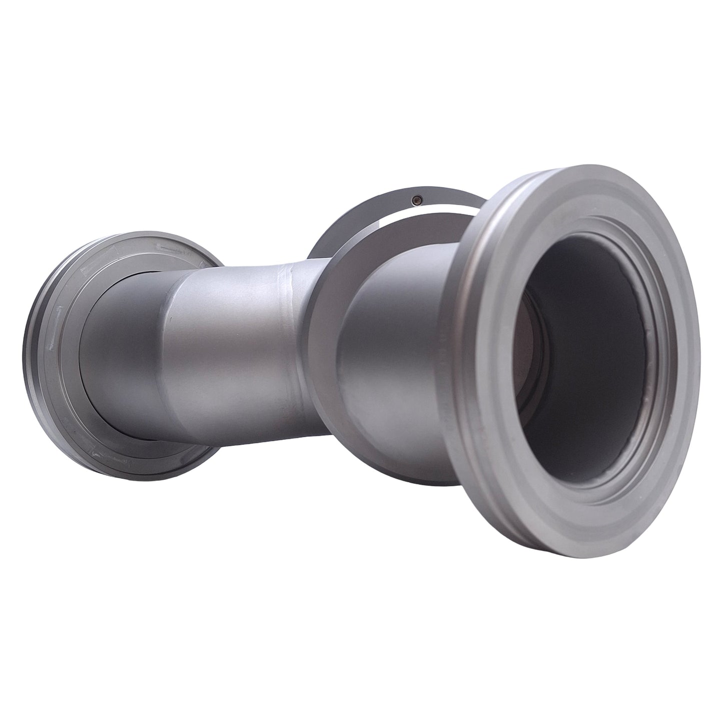 Used MKS 162-0063P High Vacuum Bellows Sealed Valve, NW 63 ISO Flange, 10-32 Thread
