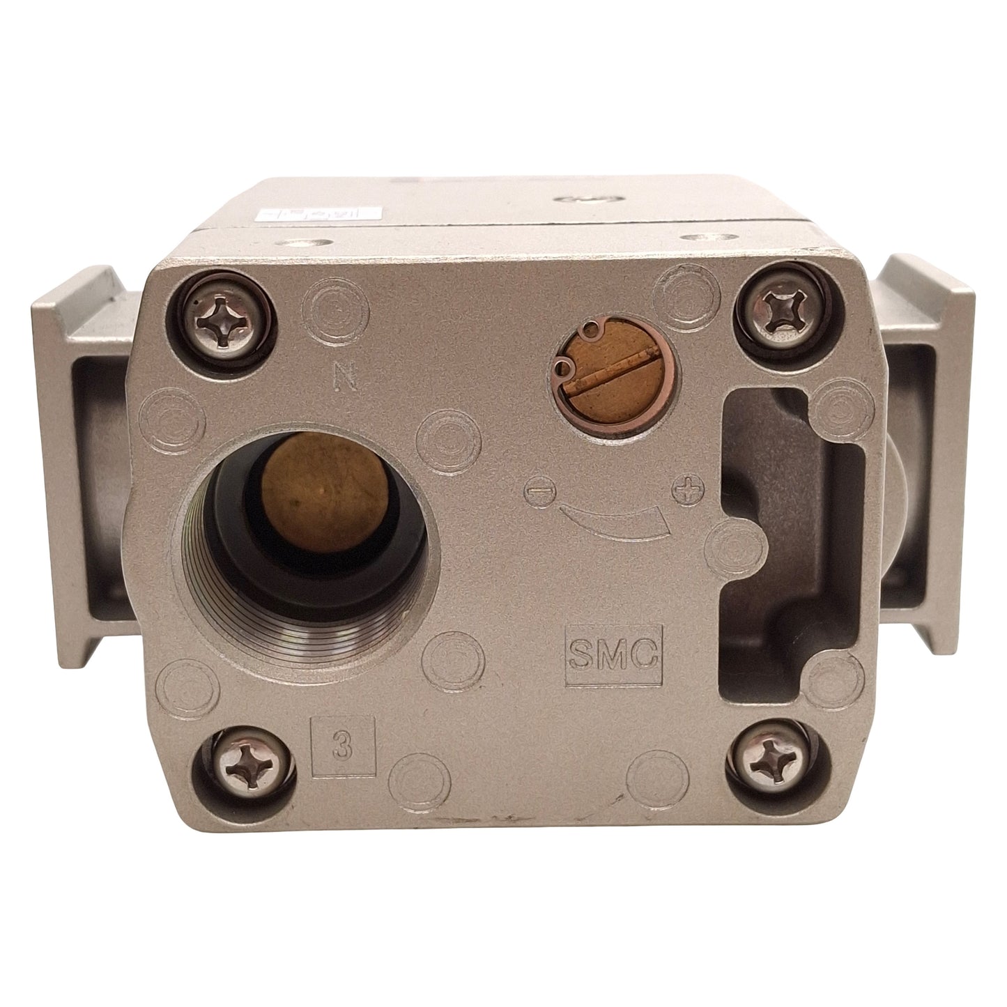 Used SMC NAV5000-N10-Z Pneumatic Soft Start Valve, 0.2-1.0MPa, 1in NPT, 24VDC Coil