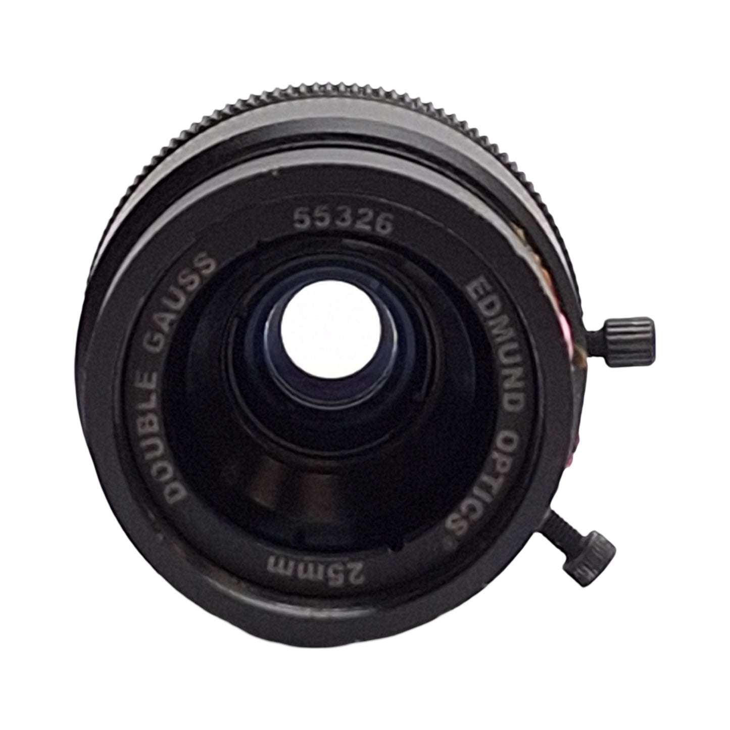 Used Edmund Optics 55-326 DG Series Fixed Focal Length Lens, 25mm FL, C-Mount, 240mm