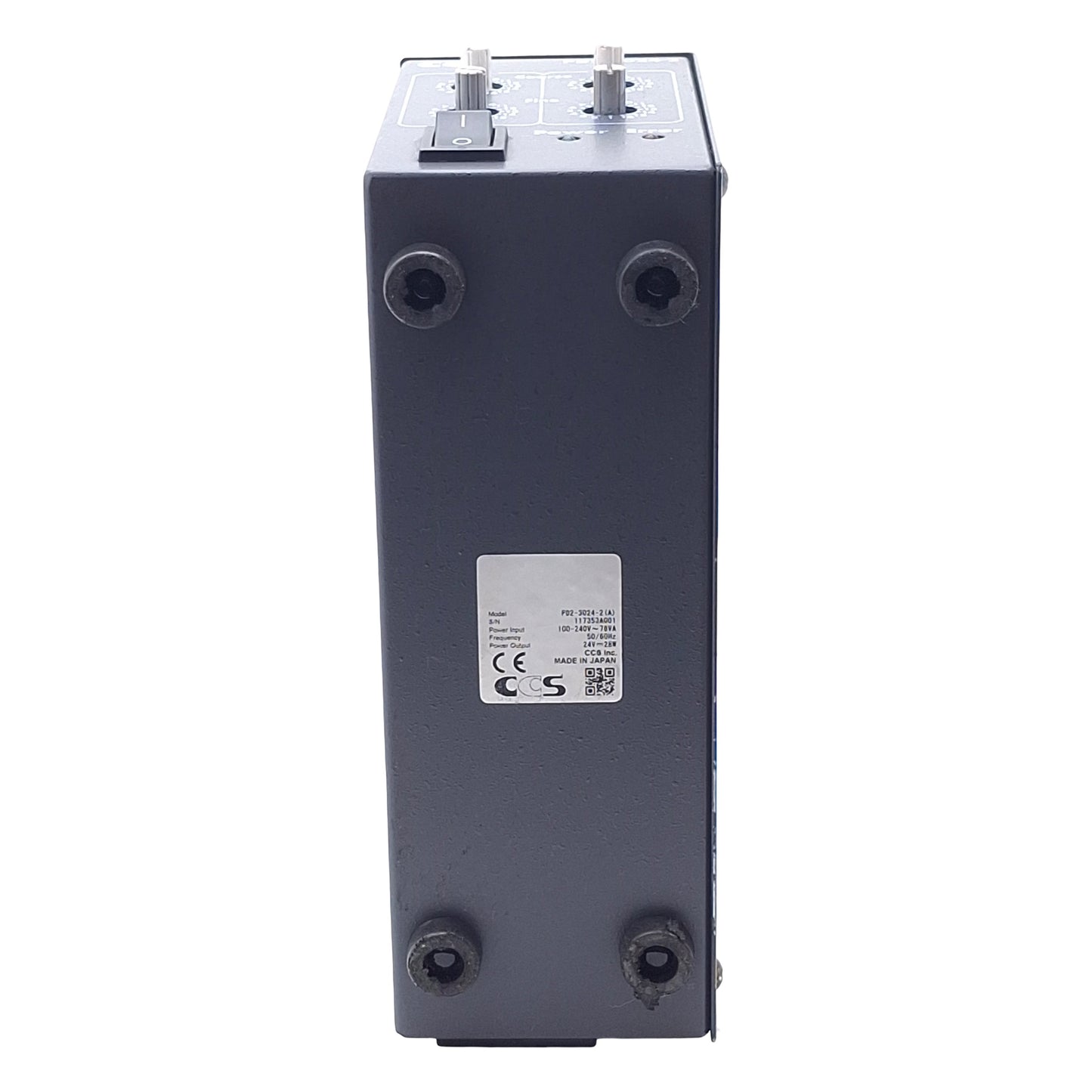 Used CCS PD2-3024-2(A) LED Light Control Power Supply, 2-CH, 100-240VAC In, 24VDC Out