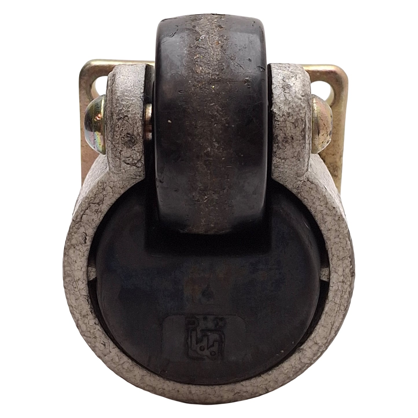 Used Lot of 4 PPI KC60F Leveling Caster ø2in Wheel, 2-7/8 Plate *Graphite Dust*