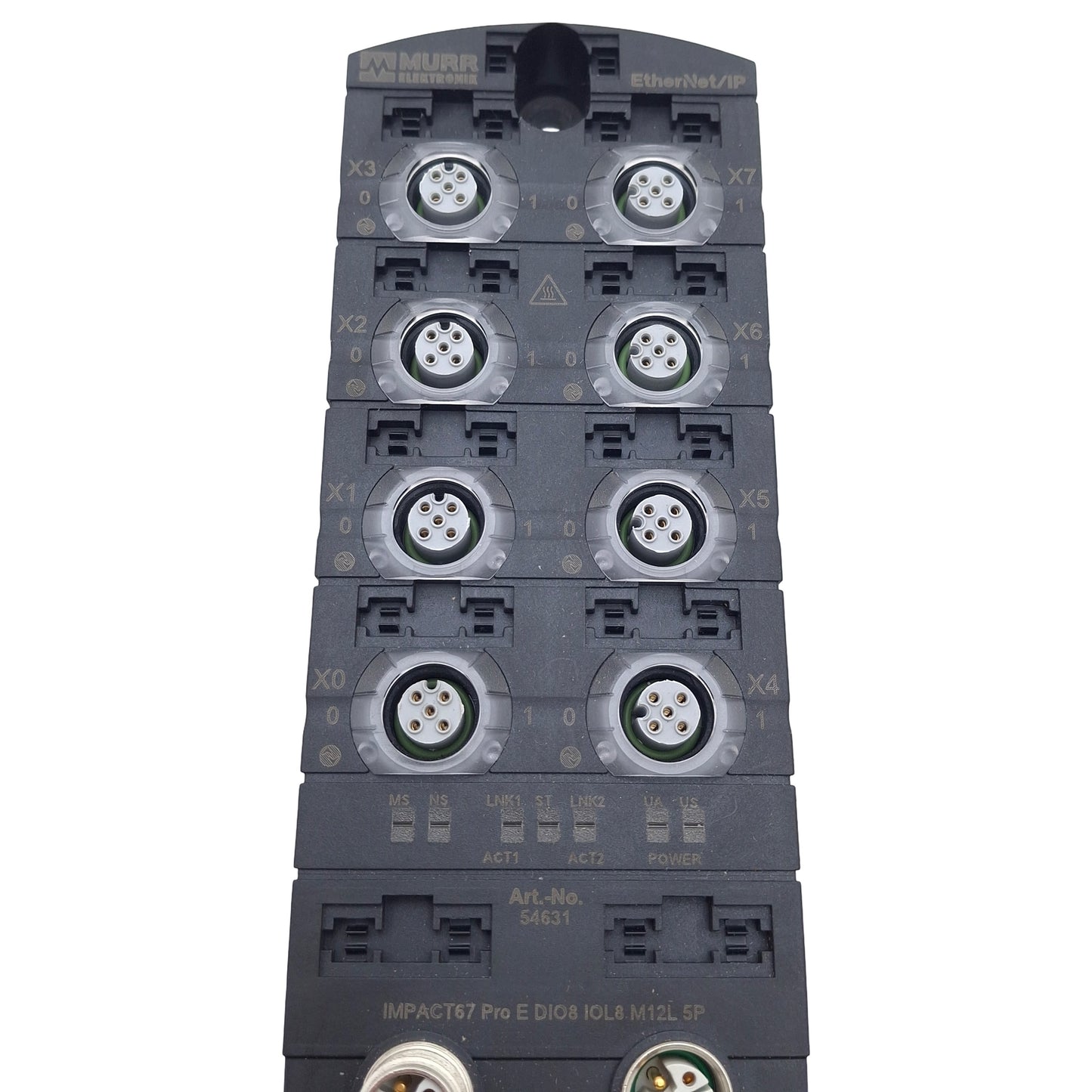 Used Murrelektronik 54631 IMPACT67 Pro E Ethernet/IO Module, 5-Pin M12, 10/100Mbits/s