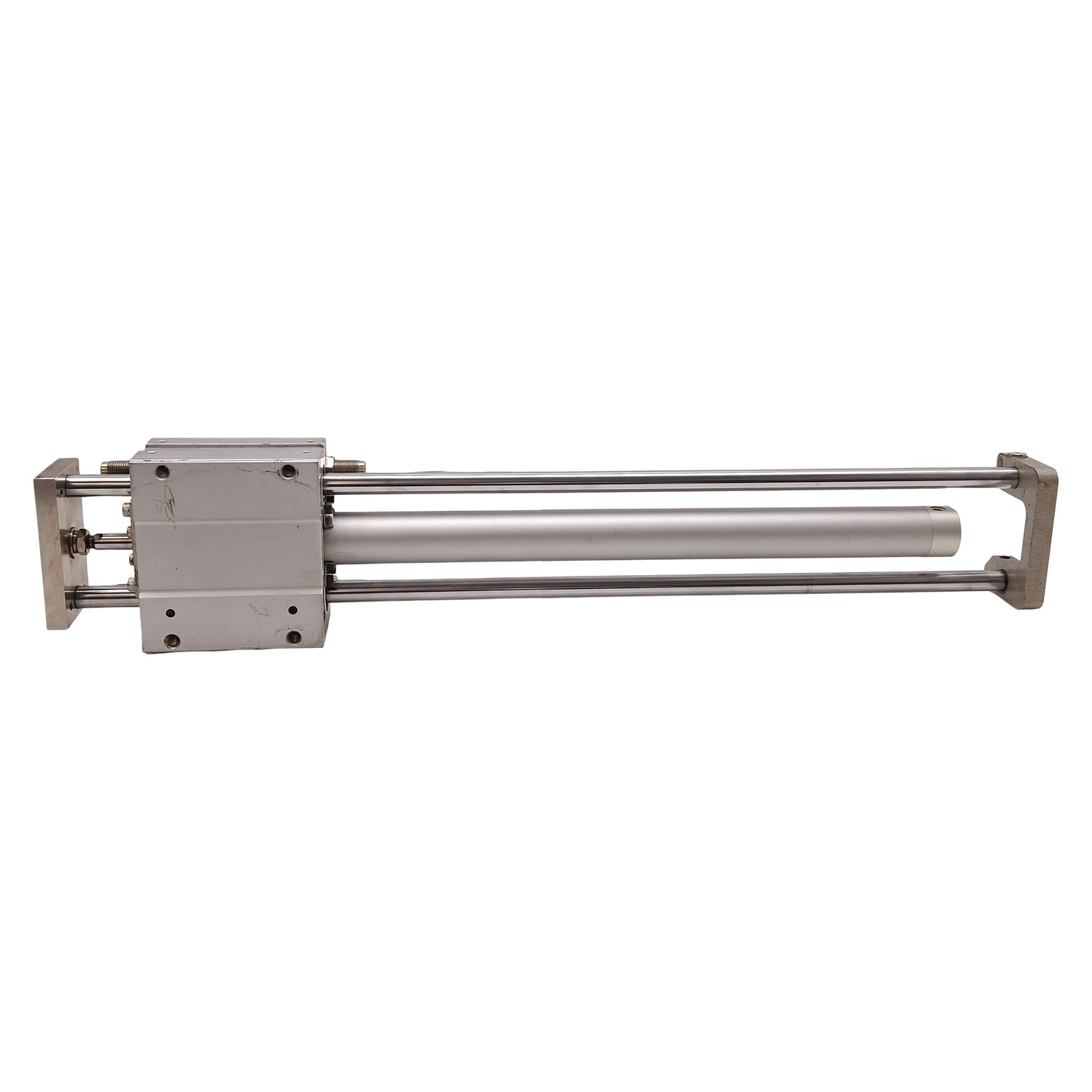 Used SMC MGGLB32-500-XC18 Guided Cylinder ø32mm Bore, 500mm Stroke, 145psi, 1/8in NPT