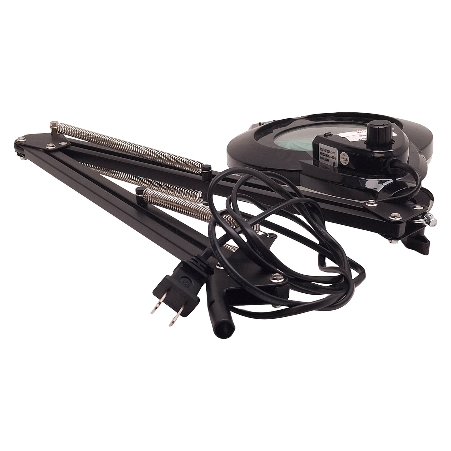 Used NUEYiO NU-JDK-H LED Magnifier w/Dimmable Light, 10x, 110-240VAC, ø4.2in Lens