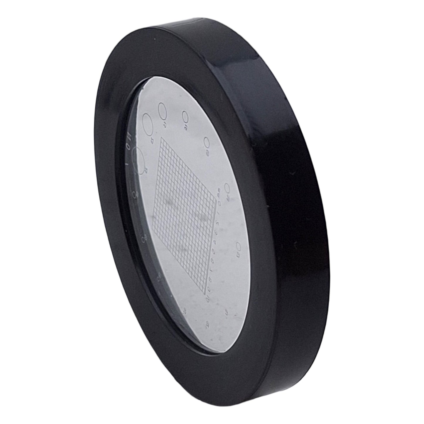 Used Mitutoyo 183-108 Reticle for Pocket Comparators, 10mm Square Grid, ø30mm