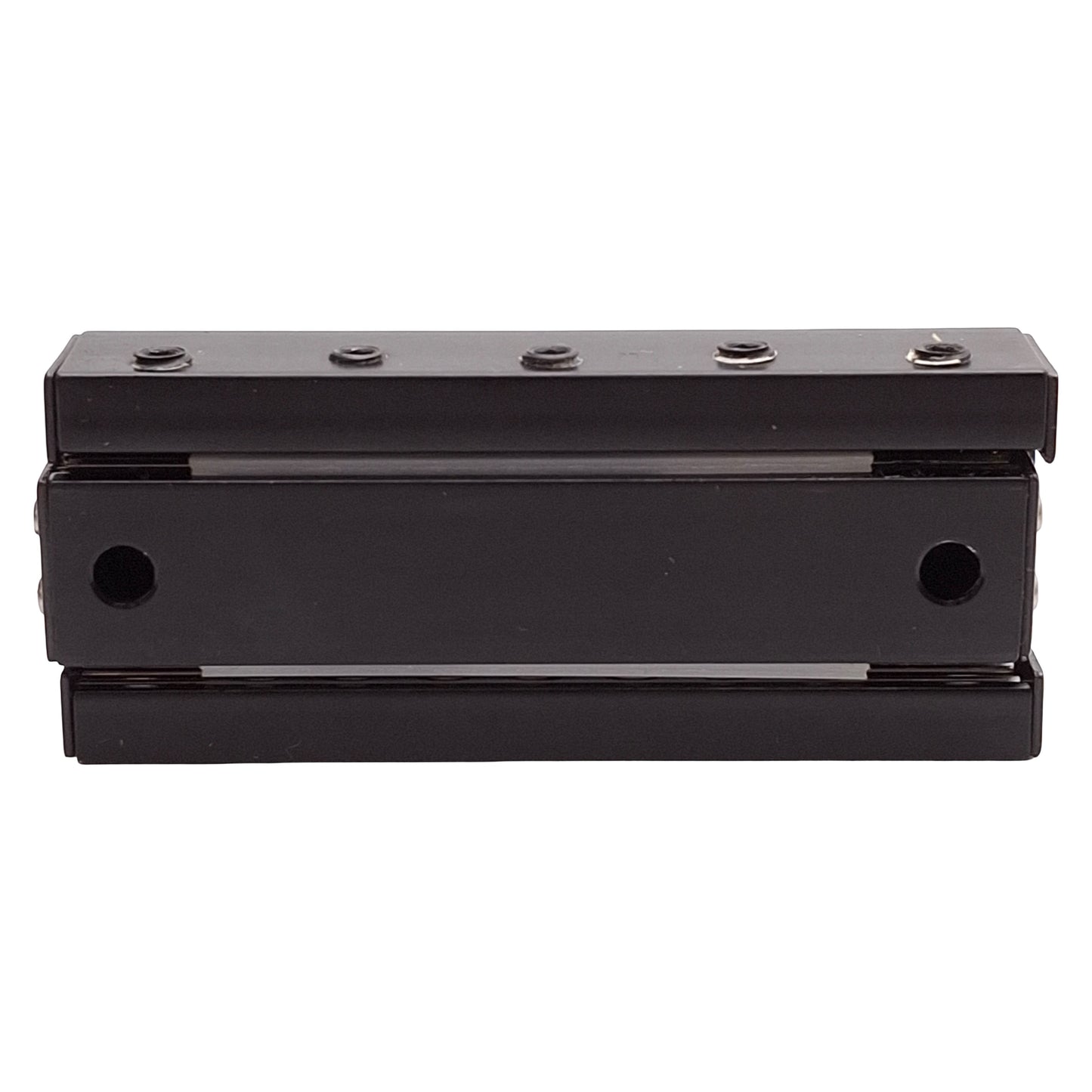 Used Del-Tron N-2 Ball Slide Assembly, Black Anodize, 1.5in Travel, #6-32, 18lbs Load