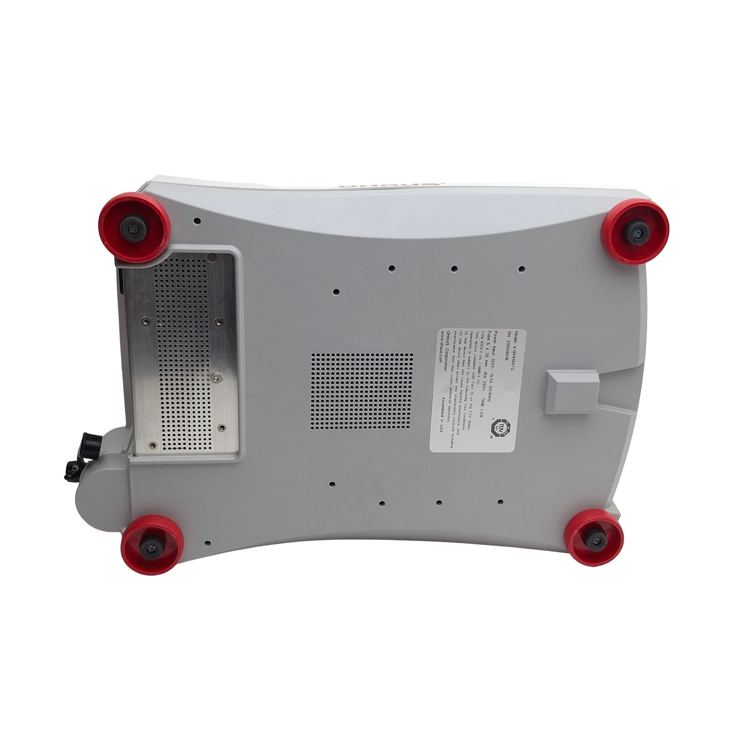 Used Ohaus e-G51HS07C Hotplate Stirrer, 60-1600RPM, 15Liters, 120VAC 10A, 7x7in