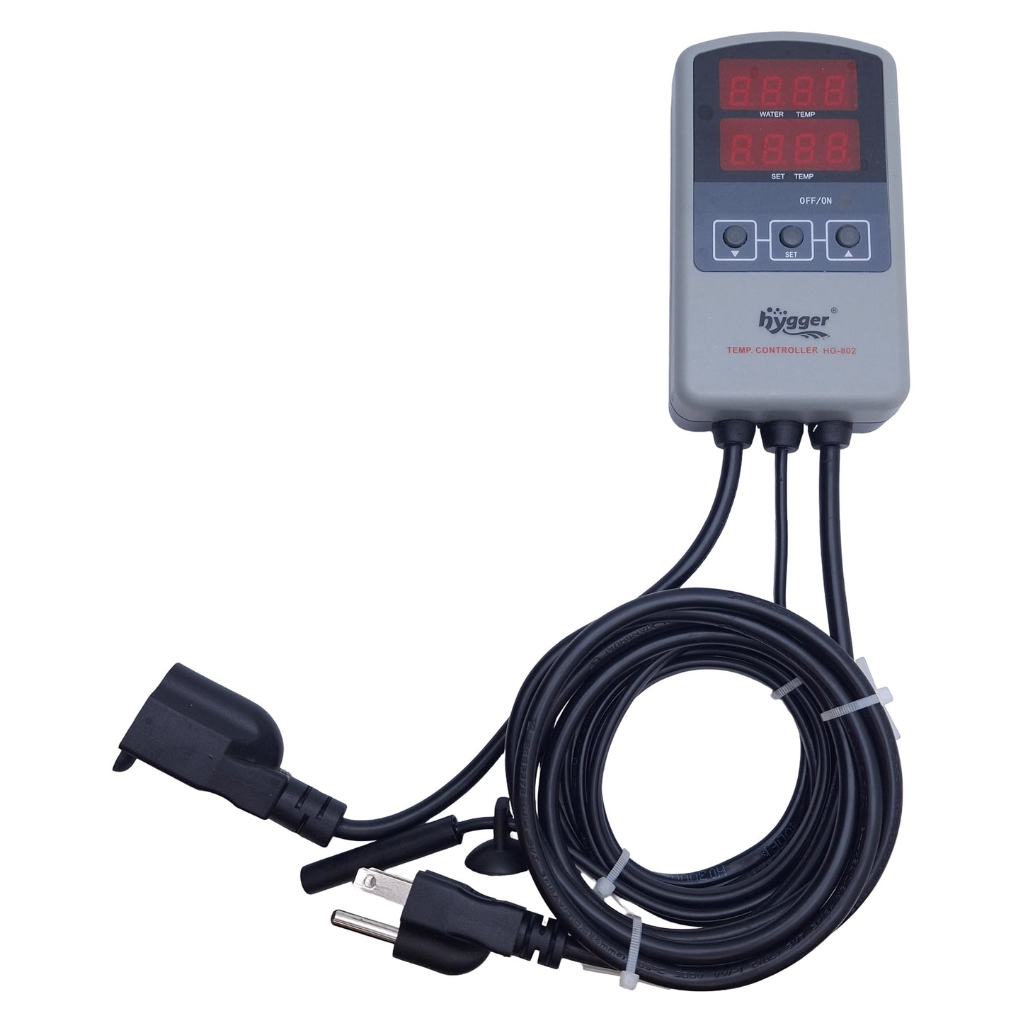 Used Hygger HG-802 Temperature Controller w/ Heater 110-120VAC, 100W, 5.5ft Cord