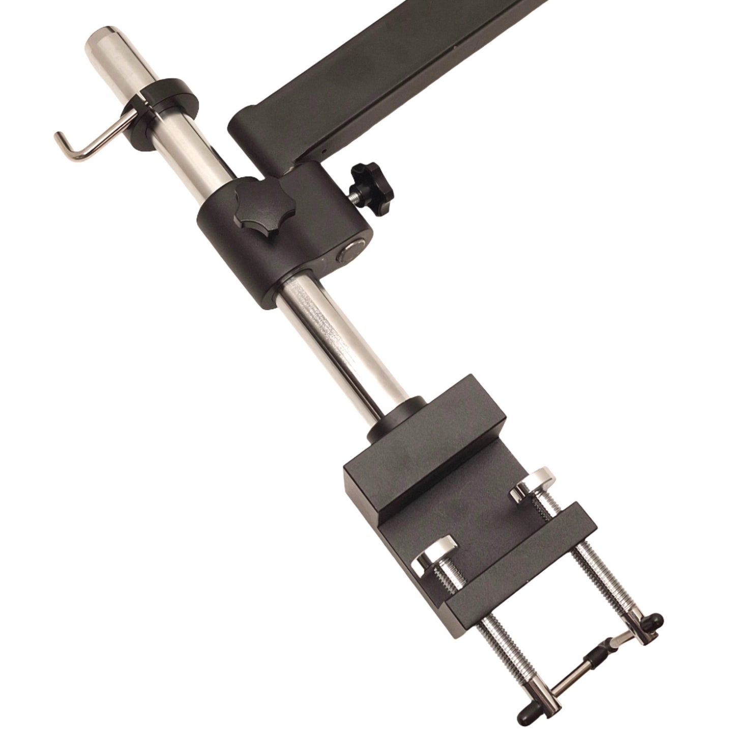 Used AmScope APC-NF Stereo Microscope Arm Stand, Desk Clamp, 40in Reach, 20lbs Cap