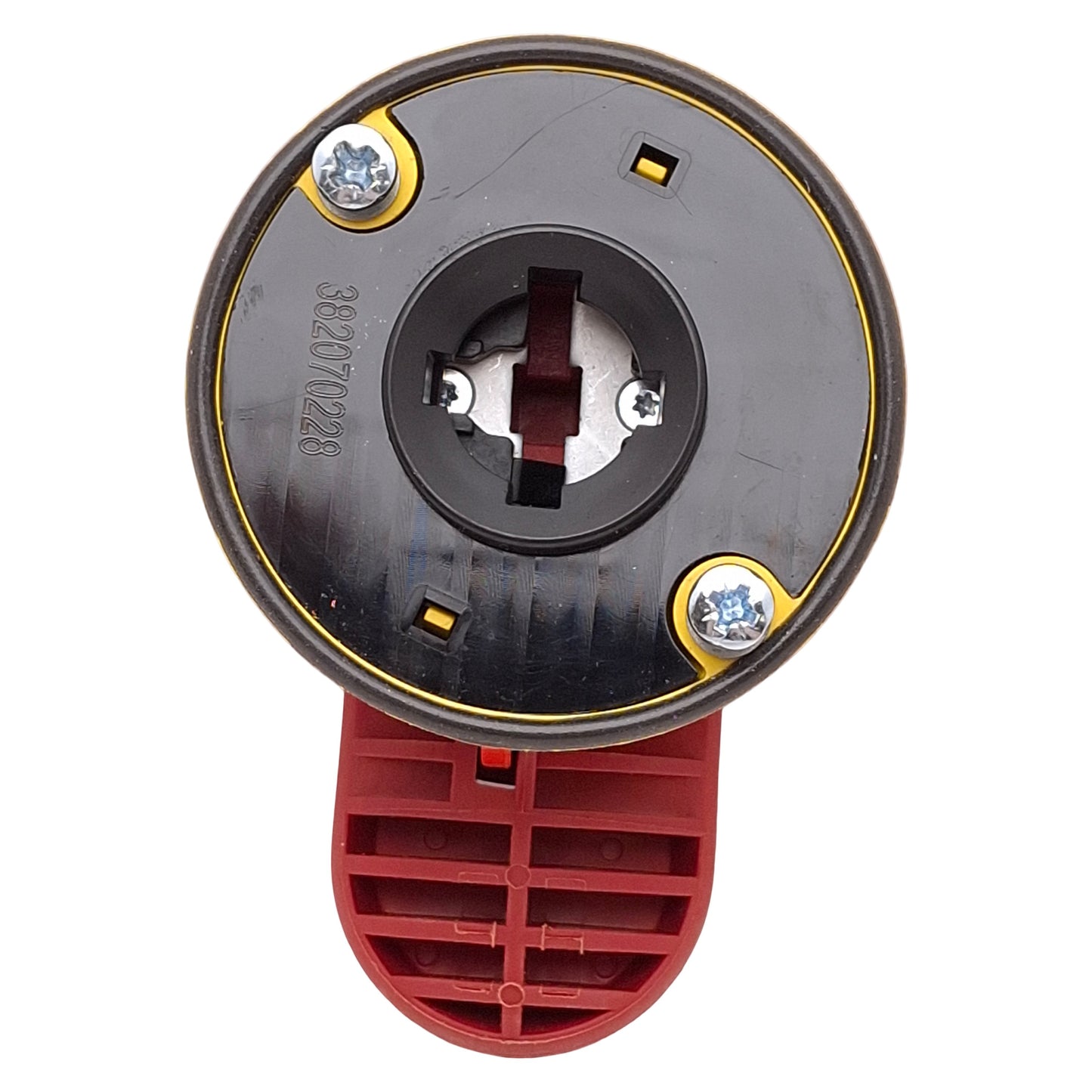 New ABB OHY65J6 Disconnect Switch Pistol Handle, Yellow/Red, NEMA 1, 3R, 12 / IP65